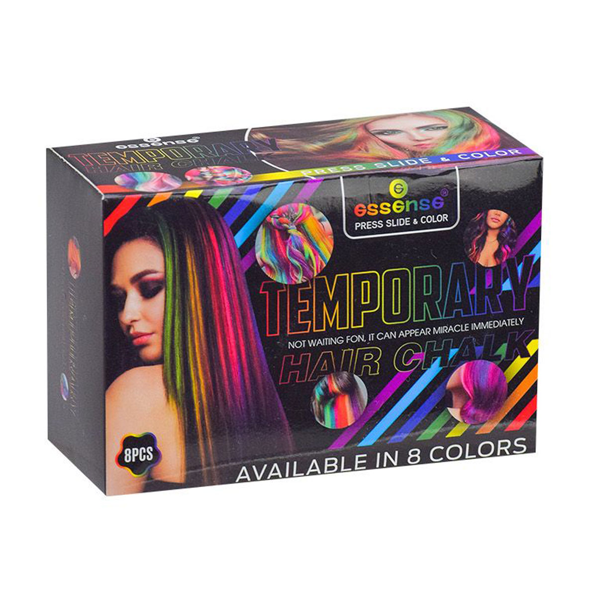 Крейда для волосся Shantou Jinxing Temporary Hair Chalk, 8 кольорів, від 3 років, 8*5.5*3.5 см (LH-003-2)
Крейда для волосся Shantou Jinxing Temporary Hair Chalk, 8 кольорів, від 3 років, 8*5.5*3.5 см (LH-003-2)