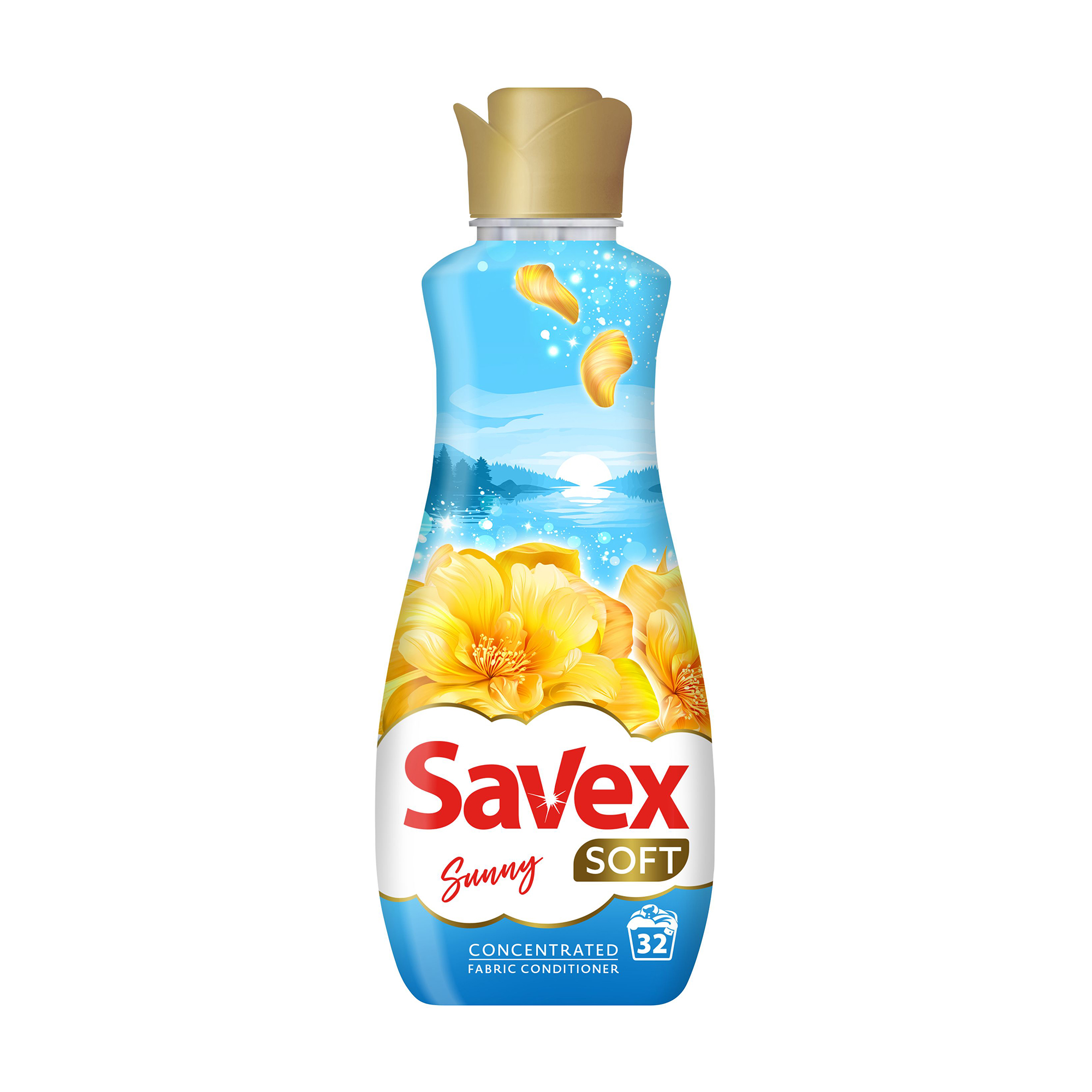 Кондиціонер для тканин Savex Soft Sunny, 32 цикли прання, 800 мл
Кондиціонер для тканин Savex Soft Sunny, 32 цикли прання, 800 мл