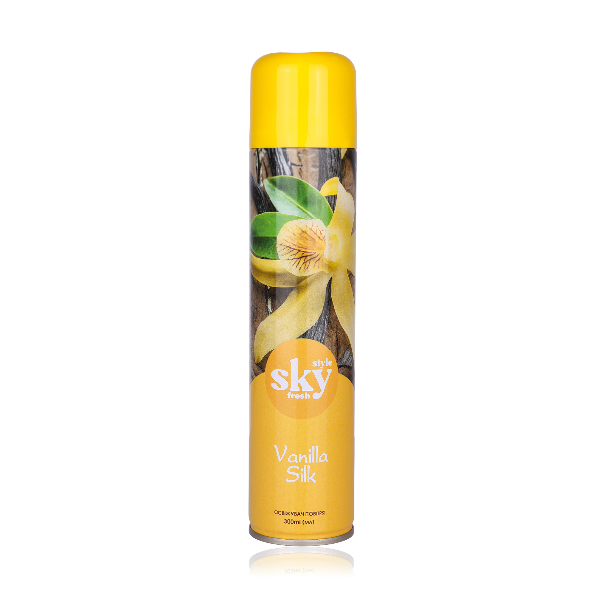 Освіжувач повітря Sky Style Vanilla Silk аерозоль, 300 мл
Освіжувач повітря Sky Style Vanilla Silk аерозоль, 300 мл