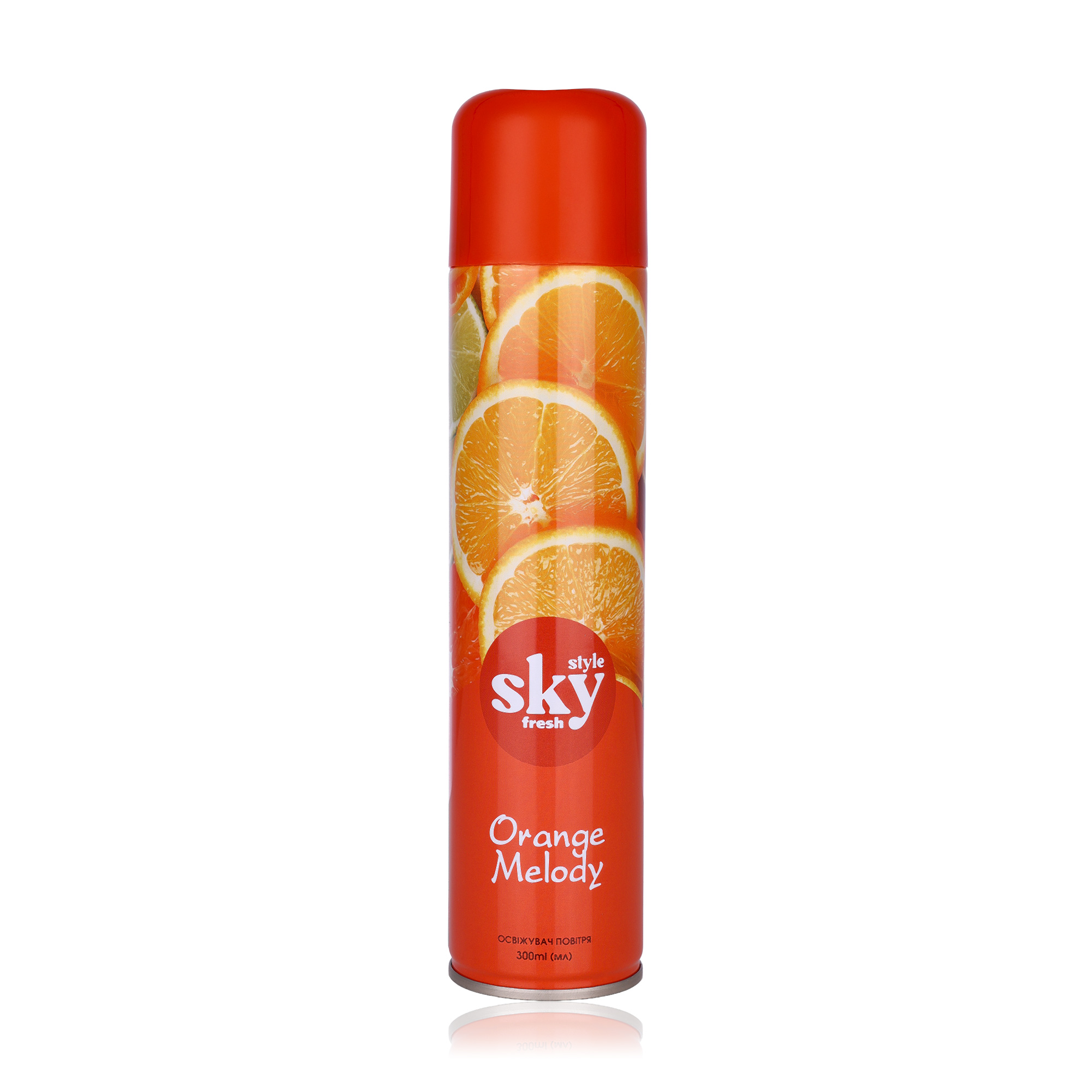 Освіжувач повітря Sky Style Orange Melody аерозоль, 300 мл
Освіжувач повітря Sky Style Orange Melody аерозоль, 300 мл