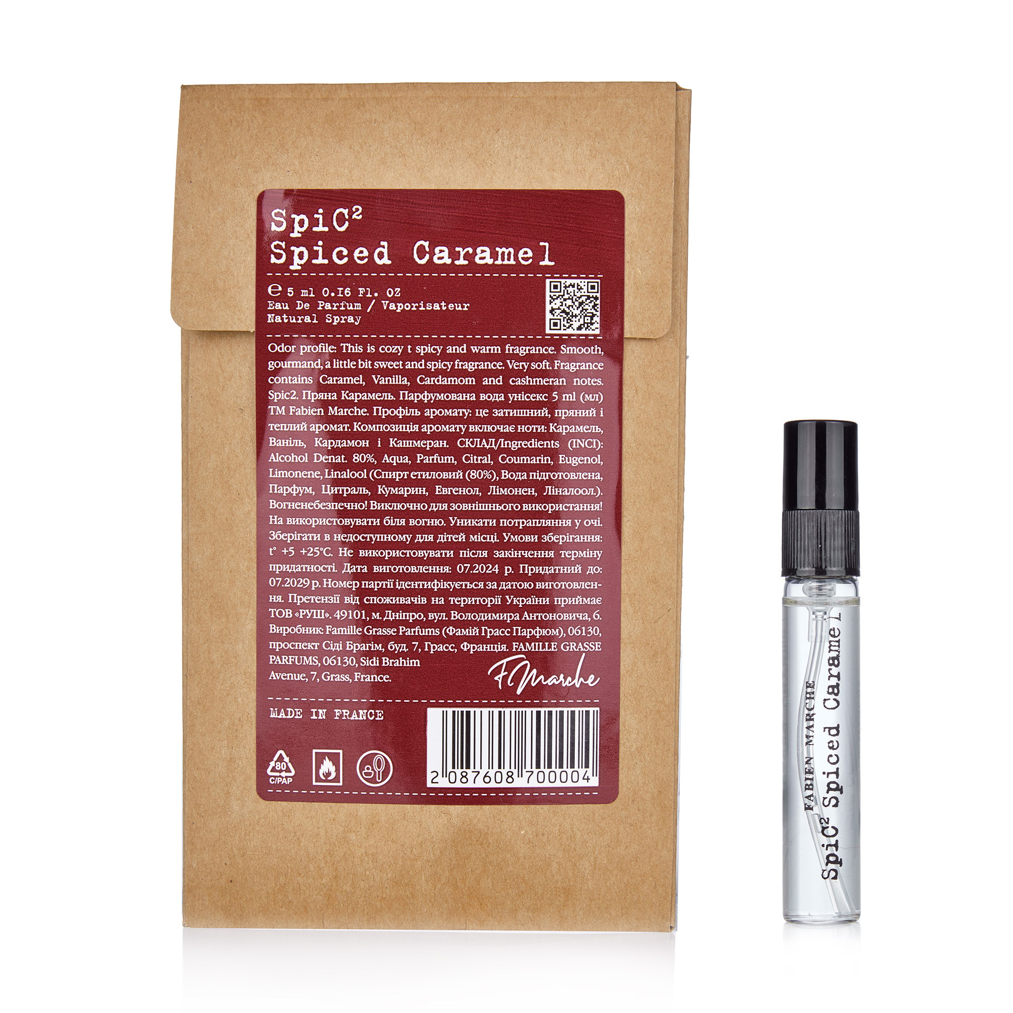 Fabien Marche Alchimiste SpiC2 Парфумована вода унісекс, 5 мл
Fabien Marche Alchimiste SpiC2 Парфумована вода унісекс, 5 мл