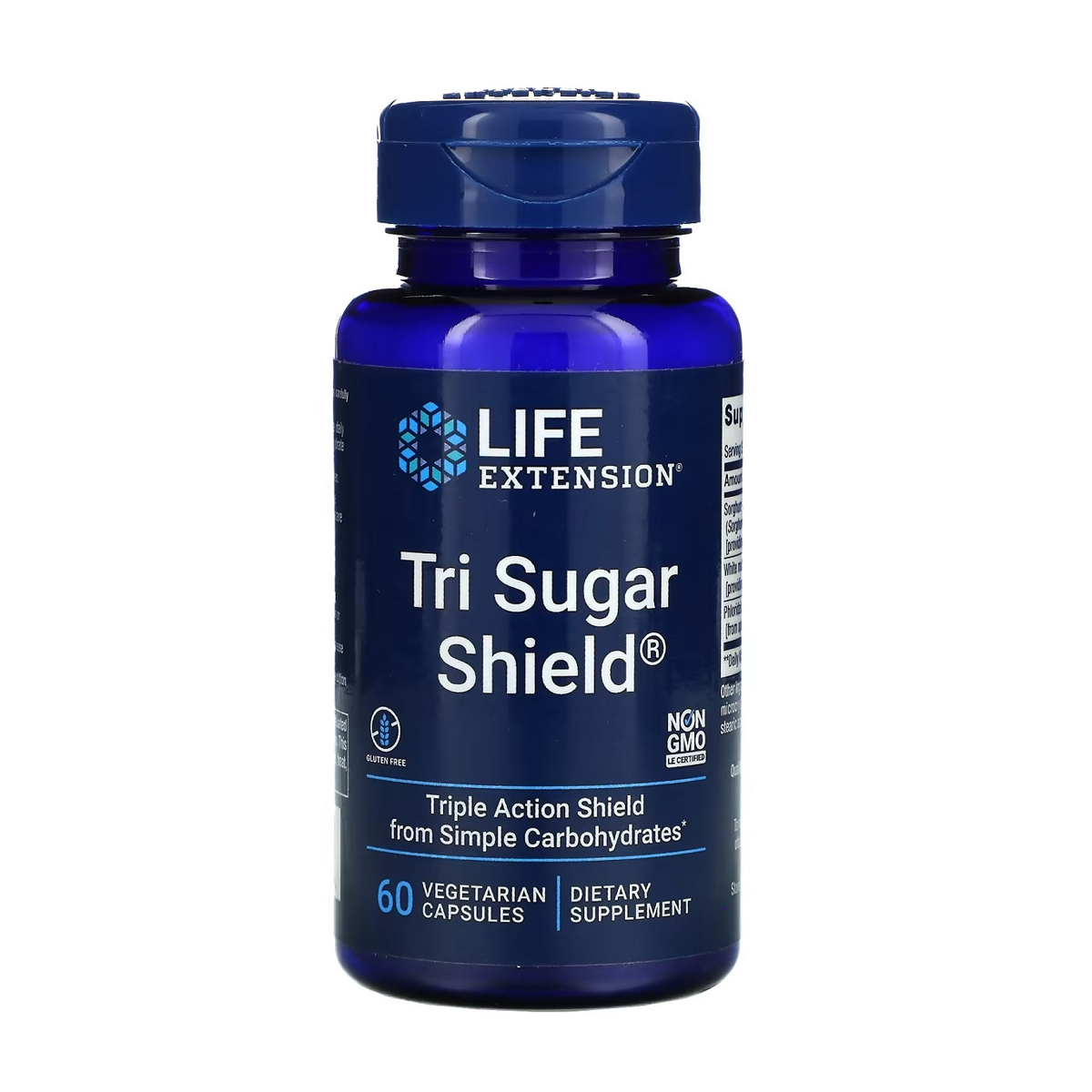 Уцінка! Потрійний захист від цукру Life Extension Tri Sugar Shield, 60 вегетаріанських капсул
Уцінка! Потрійний захист від цукру Life Extension Tri Sugar Shield, 60 вегетаріанських капсул