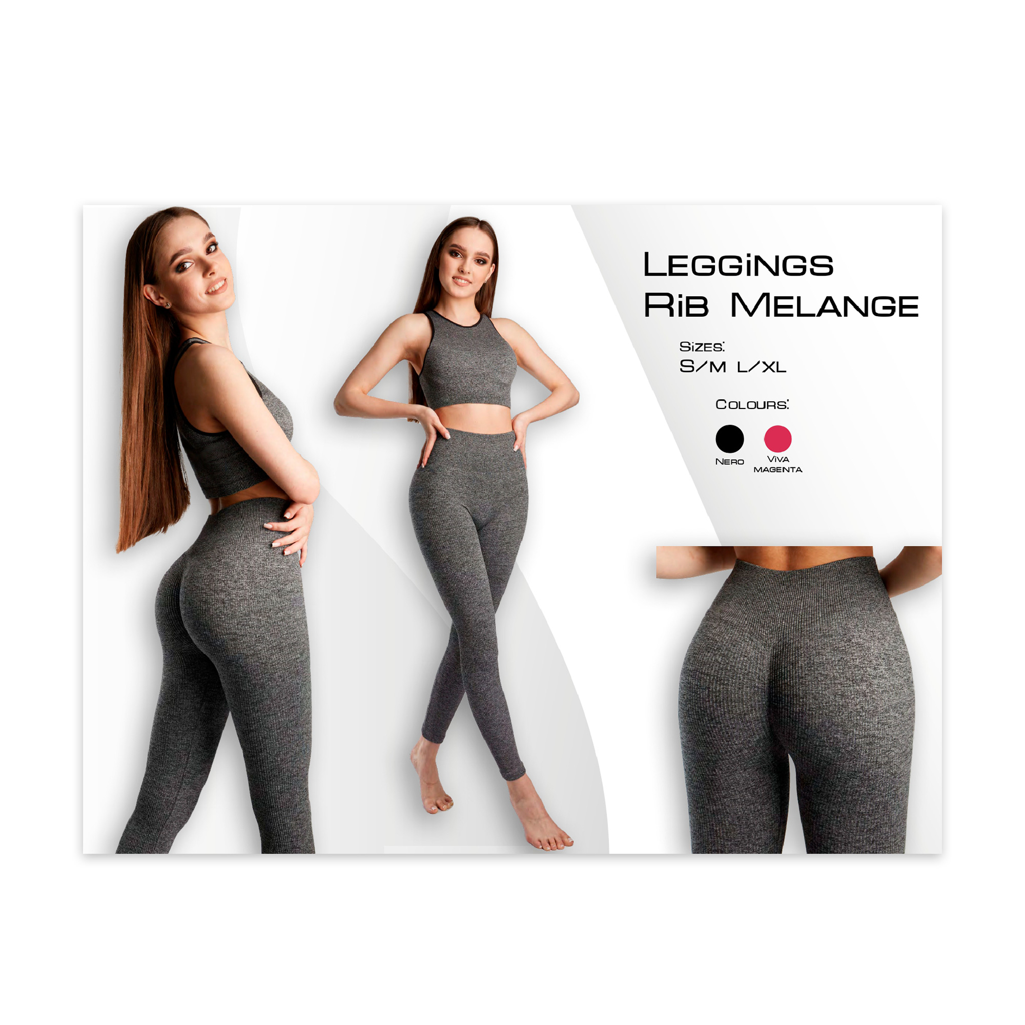 Безшовні легінси жіночі Giulia Leggings Rib Melange в рубчик, з широким поясом, Black, розмір S/M
Безшовні легінси жіночі Giulia Leggings Rib Melange в рубчик, з широким поясом, Black, розмір S/M
