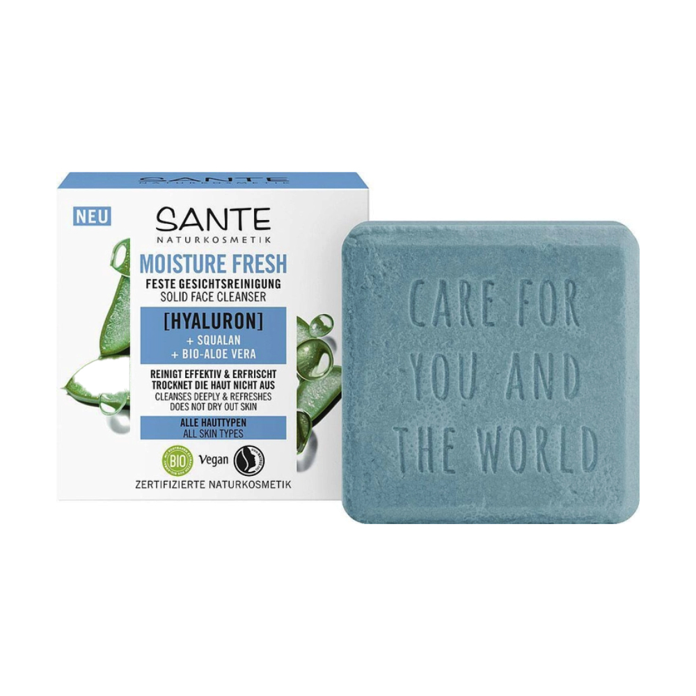 Біозасіб для вмивання Sante Moisture Fresh Solid Face Cleanser з гіалуроновою кислотою, 60 г
Біозасіб для вмивання Sante Moisture Fresh Solid Face Cleanser з гіалуроновою кислотою, 60 г