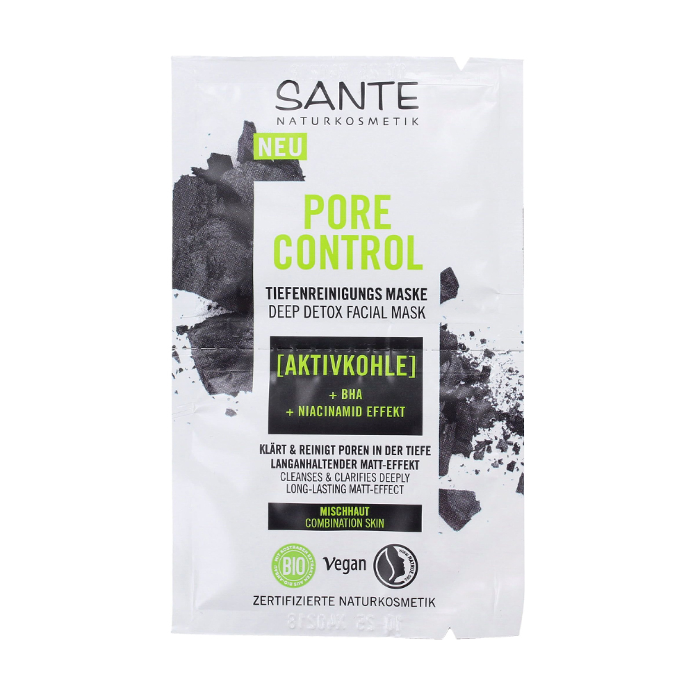 Уцінка! Біомаска для обличчя Sante Pore Control Facial Mask для комбінованої шкіри, з активованим вугіллям, BHA-кислотою та комплексом ніацинаміду, 2*4 мл
Уцінка! Біомаска для обличчя Sante Pore Control Facial Mask для комбінованої шкіри, з активованим вугіллям, BHA-кислотою та комплексом ніацинаміду, 2*4 мл