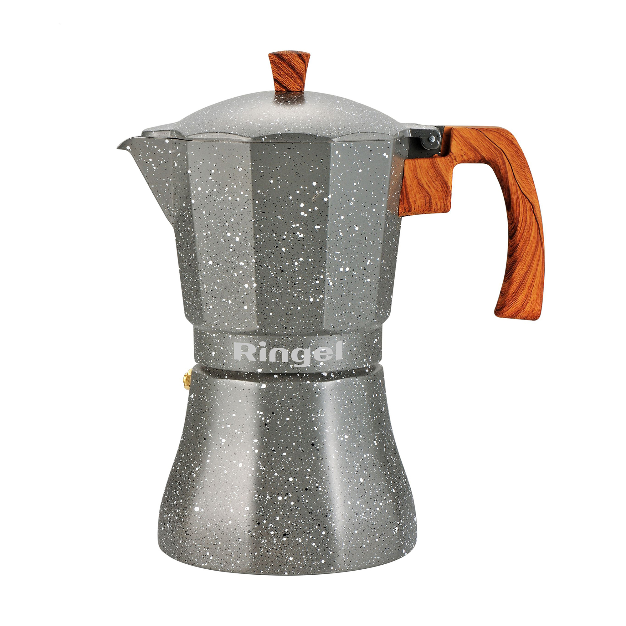 Гейзерна кавоварка Ringel Grey Line на 6 чашок (RG-12104-6)
Гейзерна кавоварка Ringel Grey Line на 6 чашок (RG-12104-6)