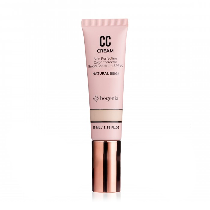 СС-крем для обличчя Bogenia СС Skin Perfecting Color Corrector Broad Spectrum SPF45 BG606, 003 Natural Beige, 35 мл
СС-крем для обличчя Bogenia СС Skin Perfecting Color Corrector Broad Spectrum SPF45 BG606, 003 Natural Beige, 35 мл