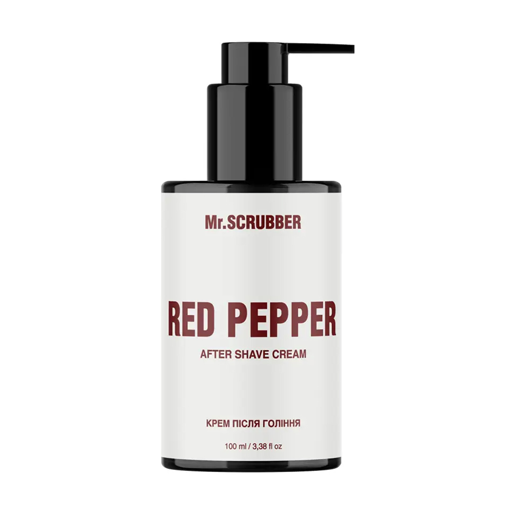 Уцінка! Крем після гоління Mr.Scrubber Red Pepper After Shave Cream, 100 мл
Уцінка! Крем після гоління Mr.Scrubber Red Pepper After Shave Cream, 100 мл