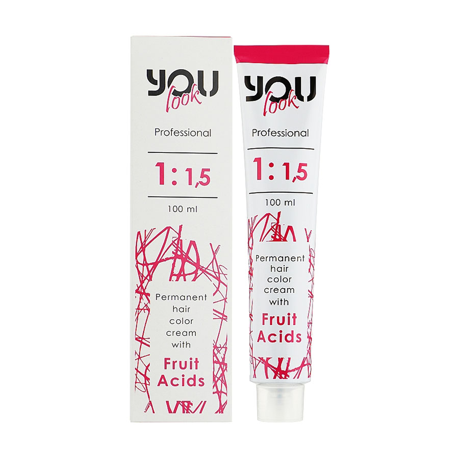 Перманентна крем-фарба для волосся You Look Professional 1:1.5, 12.1 Суперосвітлювальний блондин попелястий, 100 мл
Перманентна крем-фарба для волосся You Look Professional 1:1.5, 12.1 Суперосвітлювальний блондин попелястий, 100 мл