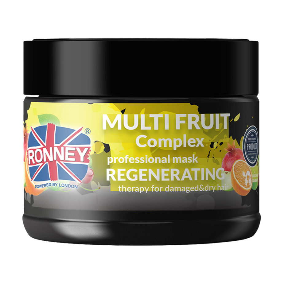 Відновлювальна маска Ronney Multi Fruit Complex Regenerating Mask для пошкодженого та сухого волосся, мультифруктовий комплекс, 300 мл
Відновлювальна маска Ronney Multi Fruit Complex Regenerating Mask для пошкодженого та сухого волосся, мультифруктовий комплекс, 300 мл
