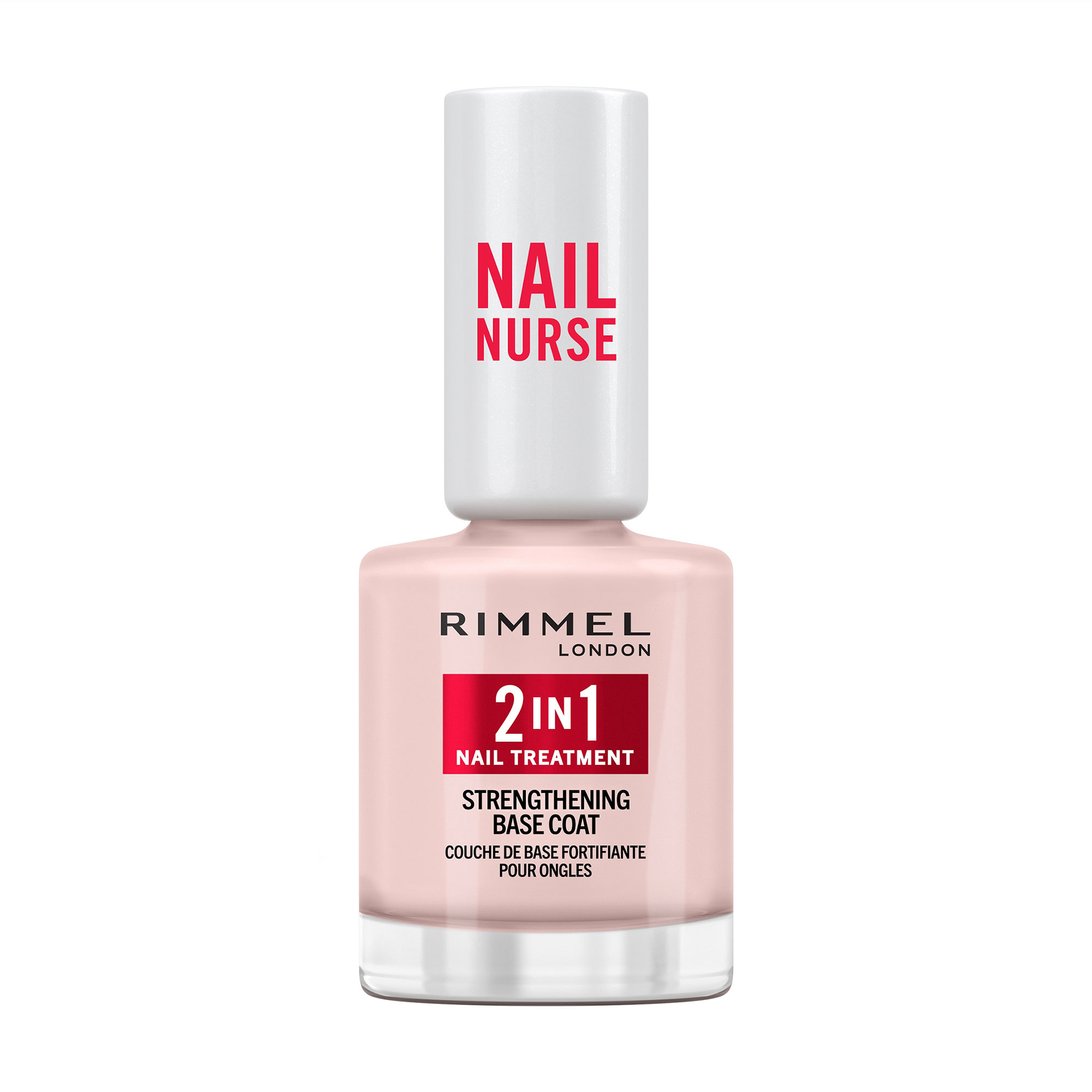Зміцнювач для нігтів Rimmel Nail Nurse 2 In 1 Nail Treatment Strengthening Base Coat, 12 мл
Зміцнювач для нігтів Rimmel Nail Nurse 2 In 1 Nail Treatment Strengthening Base Coat, 12 мл