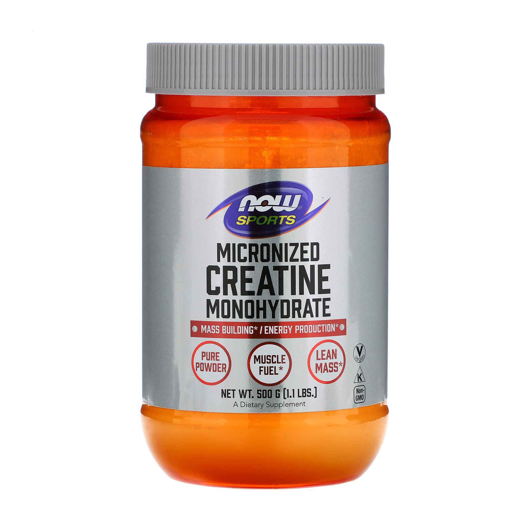 Мікронізований креатин моногідрат NOW foods Sports Micronized Creatine Monohydrate в порошку, 500 г
Мікронізований креатин моногідрат NOW foods Sports Micronized Creatine Monohydrate в порошку, 500 г