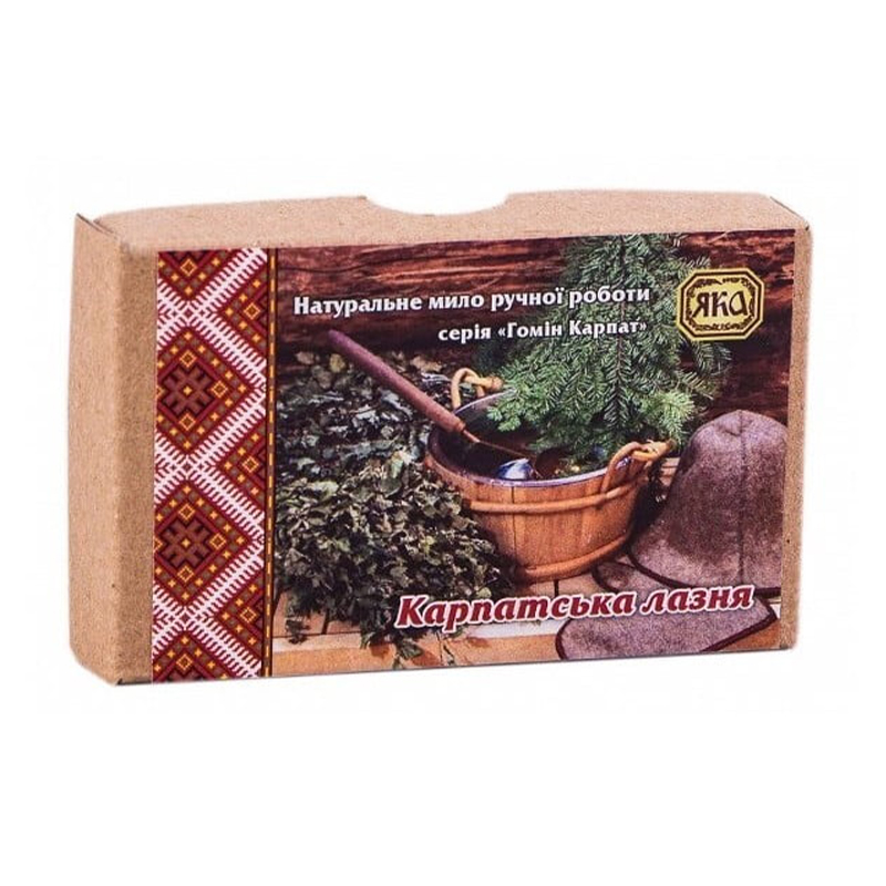 Уцінка! Натуральне мило ручної роботи ЯКА Карпатська лазня, 75 г
Уцінка! Натуральне мило ручної роботи ЯКА Карпатська лазня, 75 г