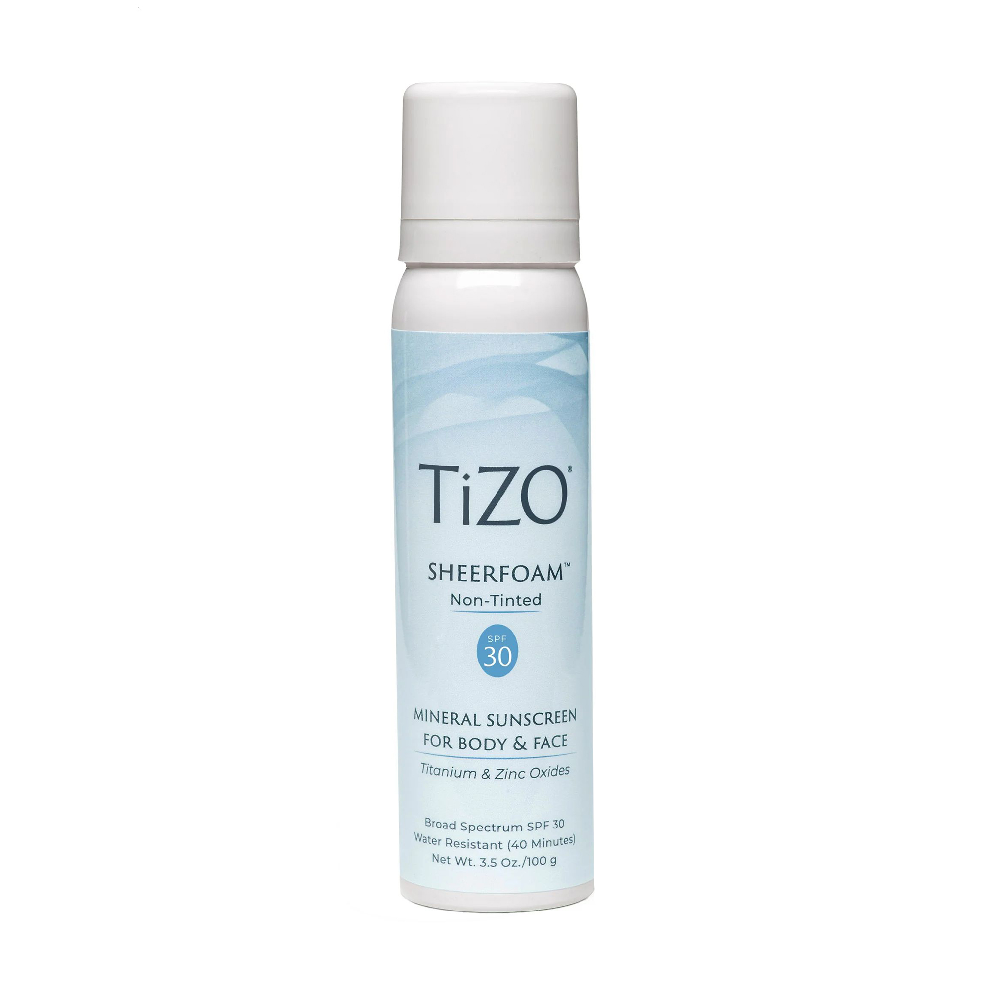 Уцінка! Мінеральна сонцезахисна пінка для обличчя та тіла TiZO SheerFoam Body & Face Non-Tinted SPF 30 без відтінку, 100 г
Уцінка! Мінеральна сонцезахисна пінка для обличчя та тіла TiZO SheerFoam Body & Face Non-Tinted SPF 30 без відтінку, 100 г