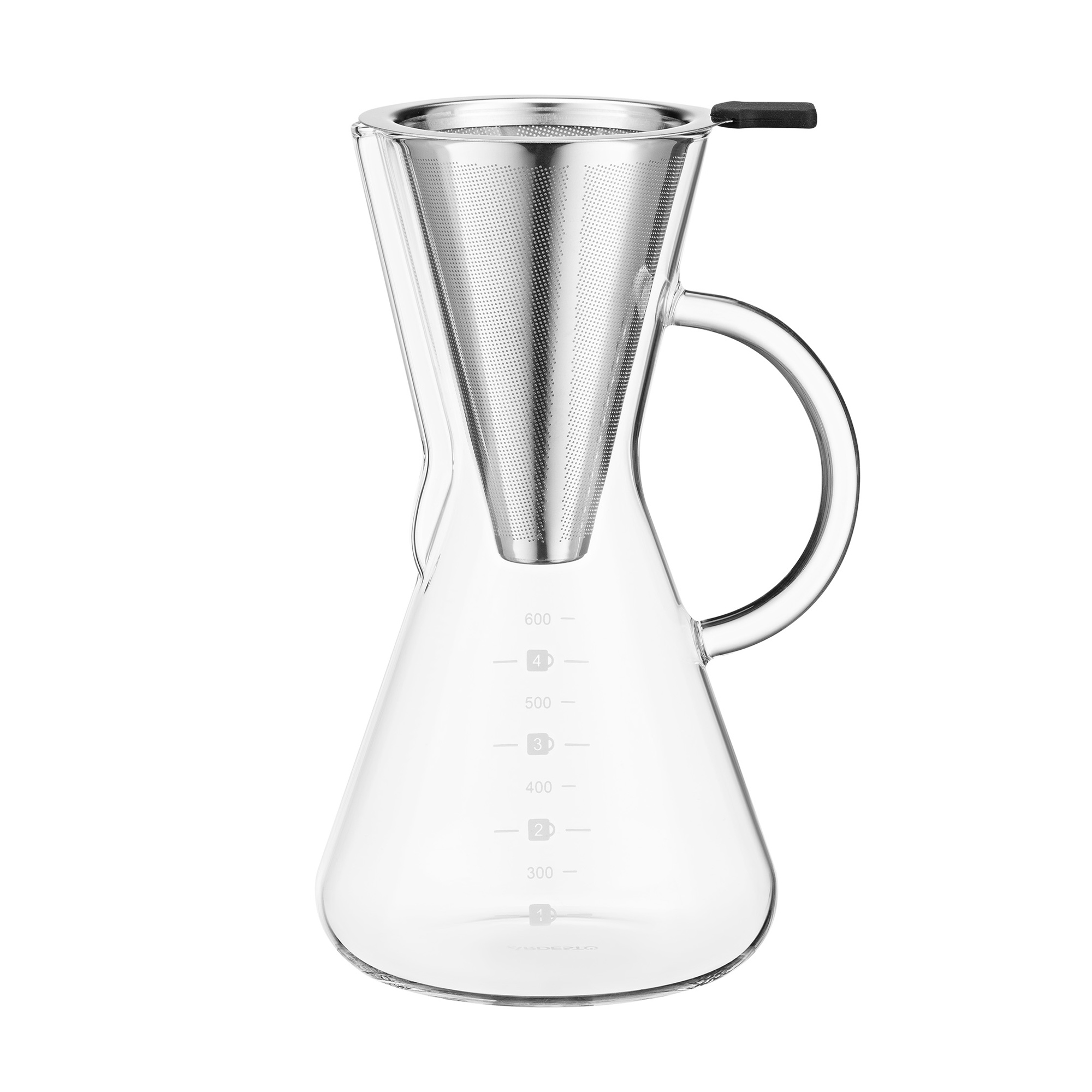 Кемекс для заварювання кави Ardesto Black Mars з фільтром, 600 мл (AR0706CM)
Кемекс для заварювання кави Ardesto Black Mars з фільтром, 600 мл (AR0706CM)