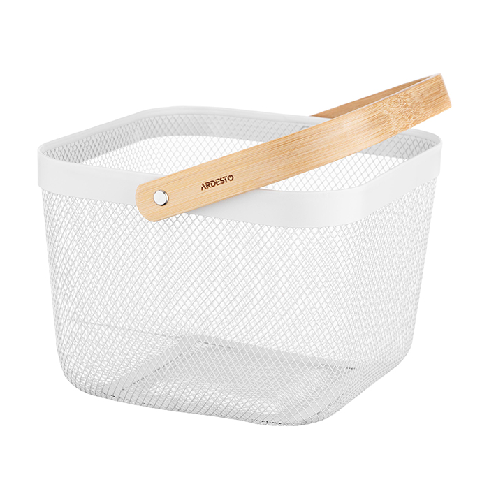 Кошик з ручкою Ardesto Midori білий, 25*24.5*18 см (AR0901W)
Кошик з ручкою Ardesto Midori білий, 25*24.5*18 см (AR0901W)