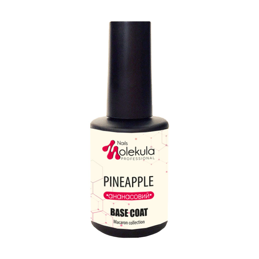 Кольорове базове покриття для гель-лаку Nails Molekula Professional Macaron Collection Base Coat, Pineapple , 12 мл
Кольорове базове покриття для гель-лаку Nails Molekula Professional Macaron Collection Base Coat, Pineapple , 12 мл