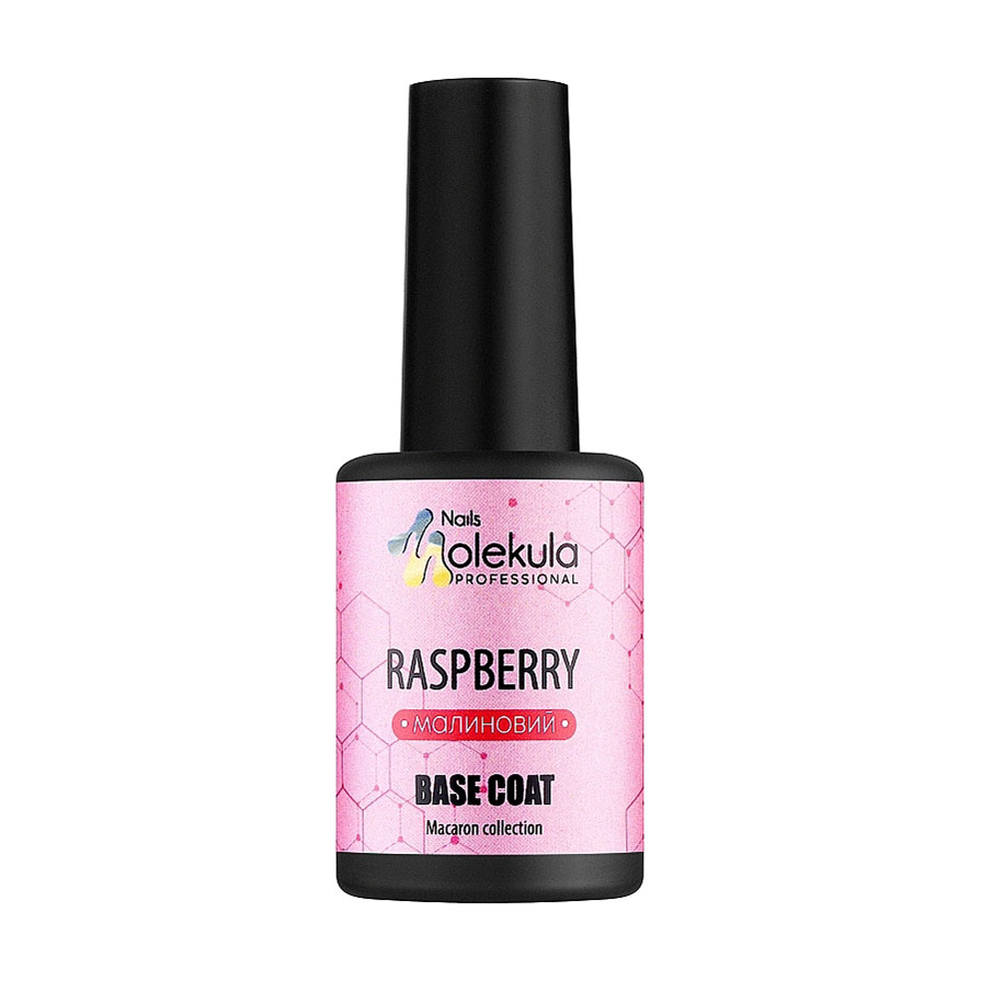 Кольорове базове покриття для гель-лаку Nails Molekula Professional Macaron Collection Base Coat, Raspberry , 12 мл
Кольорове базове покриття для гель-лаку Nails Molekula Professional Macaron Collection Base Coat, Raspberry , 12 мл