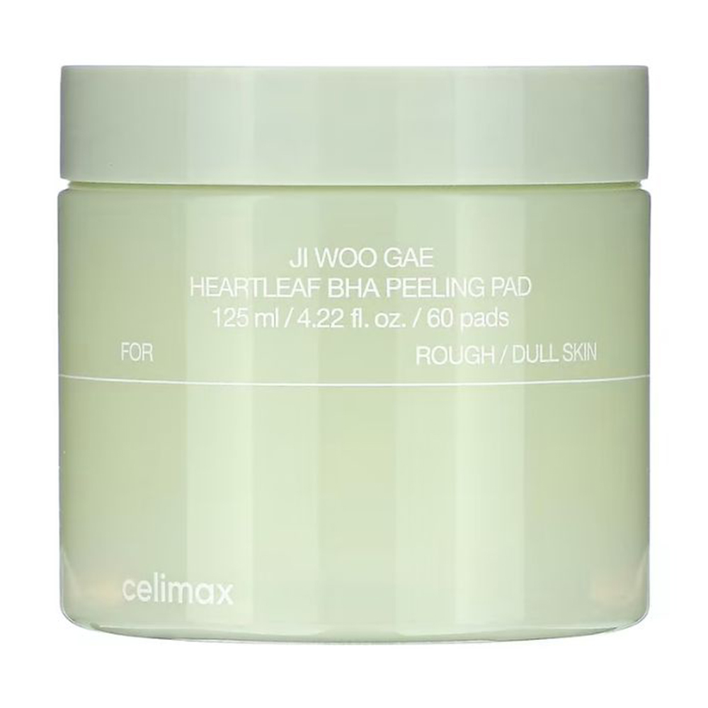 Тонер-пади для обличчя Celimax Ji Woo Gae Heartleaf BHA Peeling Pad з BHA кислотами, 125 мл, 60 шт
Тонер-пади для обличчя Celimax Ji Woo Gae Heartleaf BHA Peeling Pad з BHA кислотами, 125 мл, 60 шт