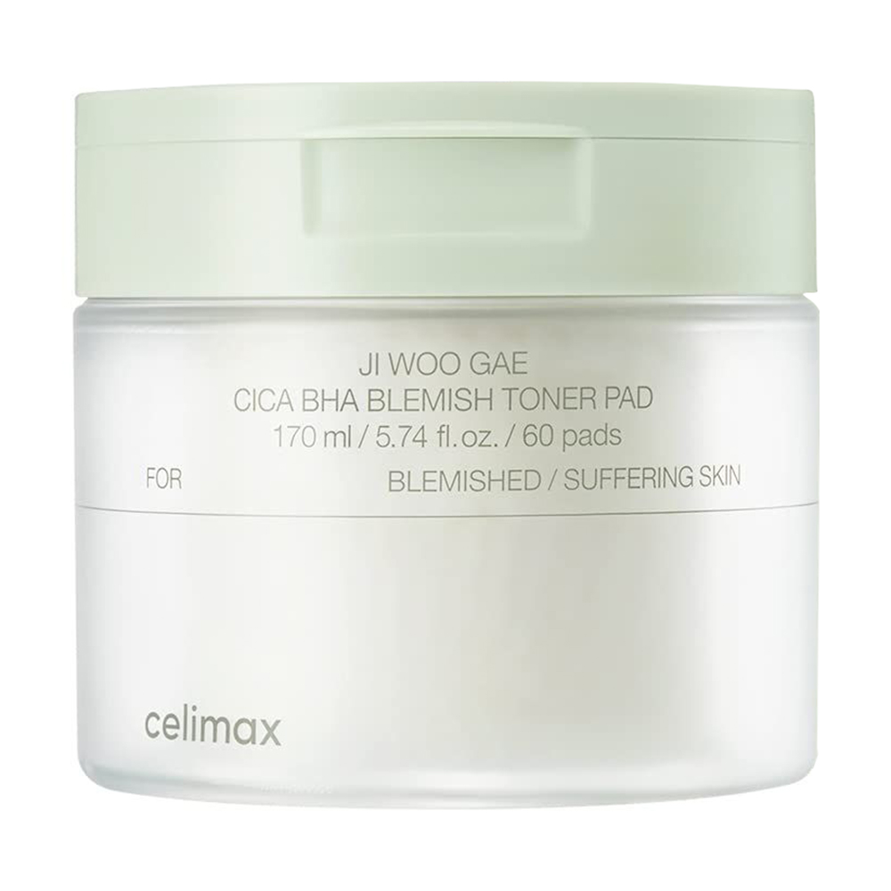 Уцінка! Заспокійливі тонер-пади для обличчя Celimax Ji Woo Gae Cica BHA Blemish Toner Pad з центелою та BHA кислотами, 170 мл, 60 шт
Уцінка! Заспокійливі тонер-пади для обличчя Celimax Ji Woo Gae Cica BHA Blemish Toner Pad з центелою та BHA кислотами, 170 мл, 60 шт