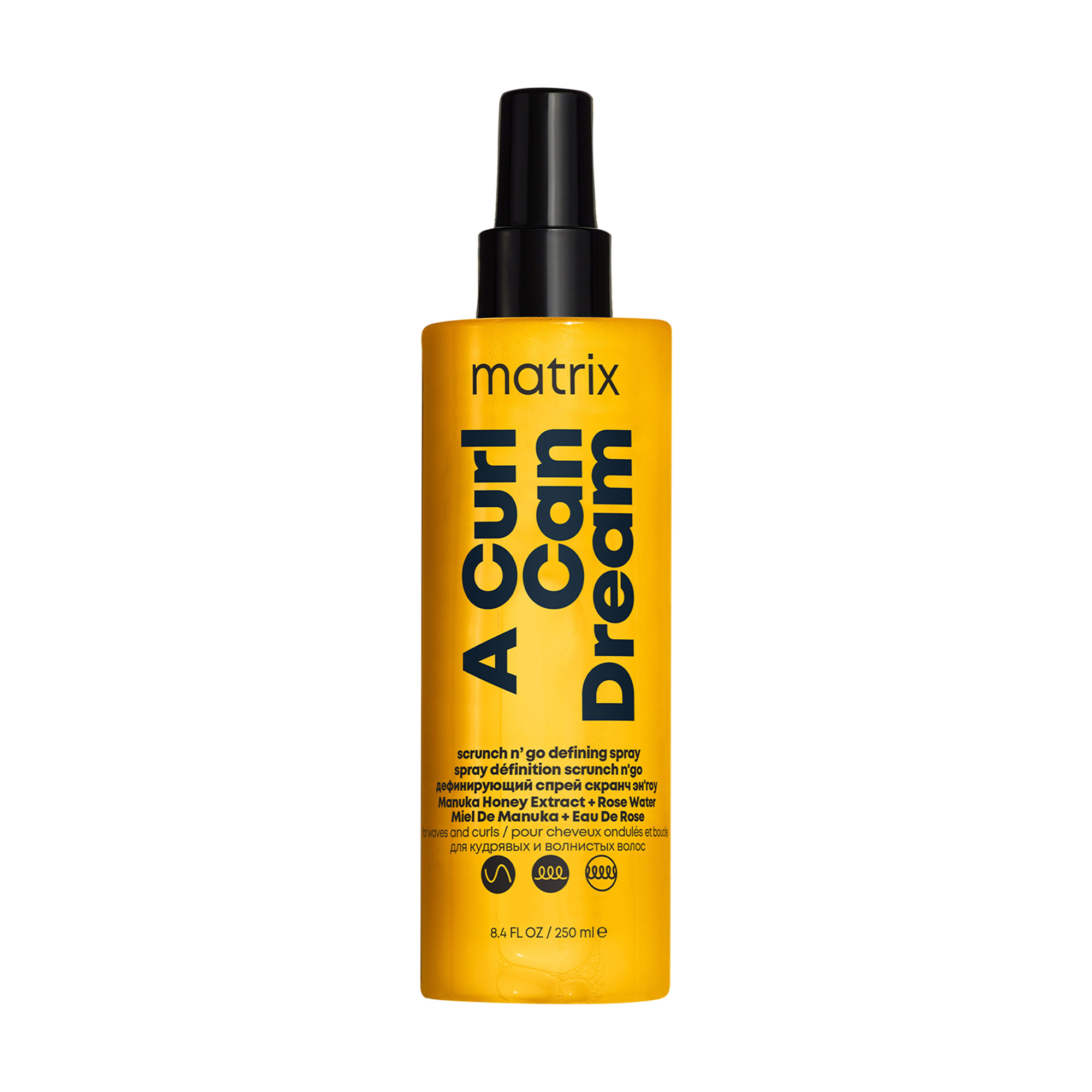 Спрей Matrix Total Results A Curl Can Dream Spray Definition Scrunch N'Go для підкреслення завитків кучерявого волосся, 250 мл
Спрей Matrix Total Results A Curl Can Dream Spray Definition Scrunch N'Go для підкреслення завитків кучерявого волосся, 250 мл