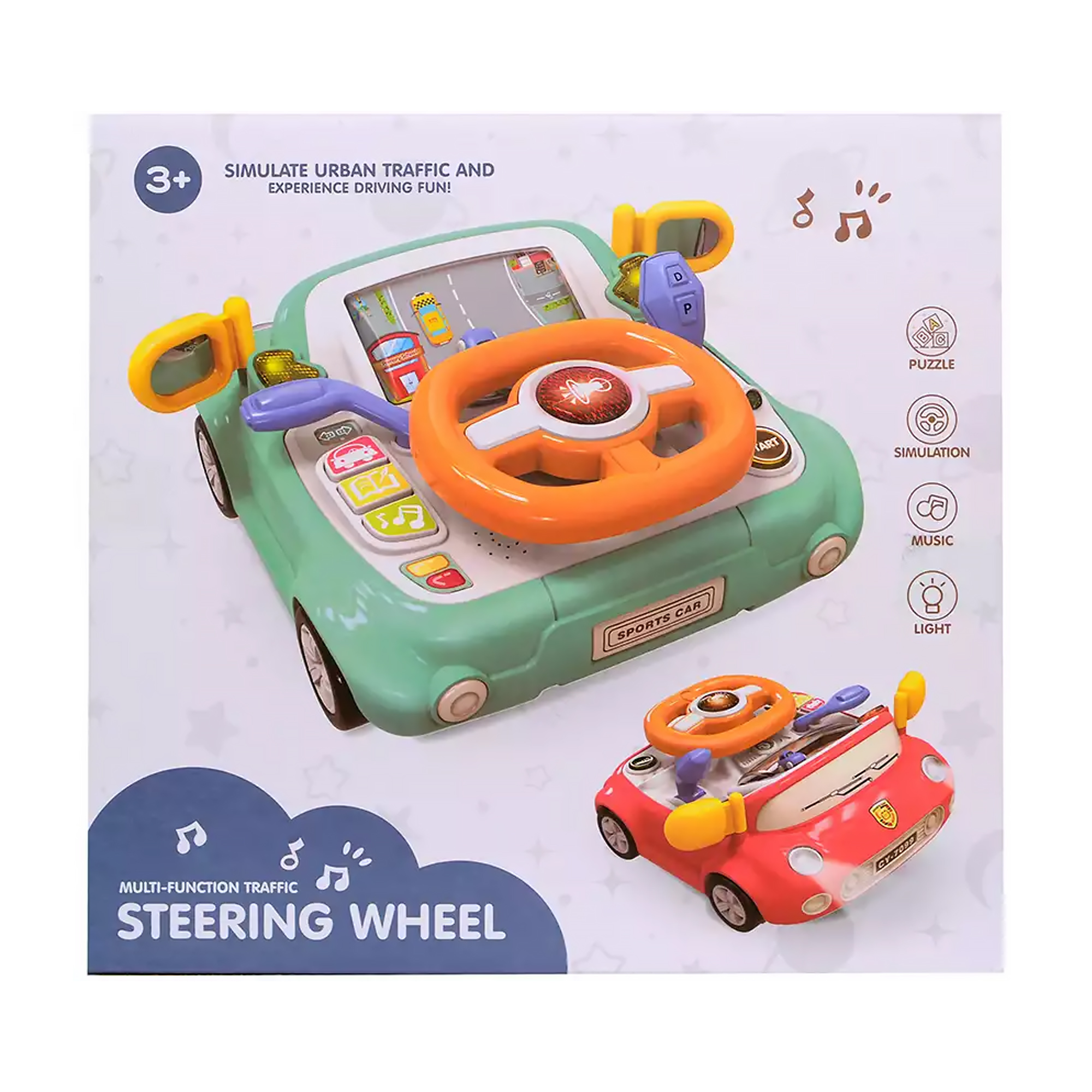 Дитяче руль-авто Zhorya з музичними та світловими ефектами, 29*13*27 см, від 3 років (ZY1717365)
Дитяче руль-авто Zhorya з музичними та світловими ефектами, 29*13*27 см, від 3 років (ZY1717365)