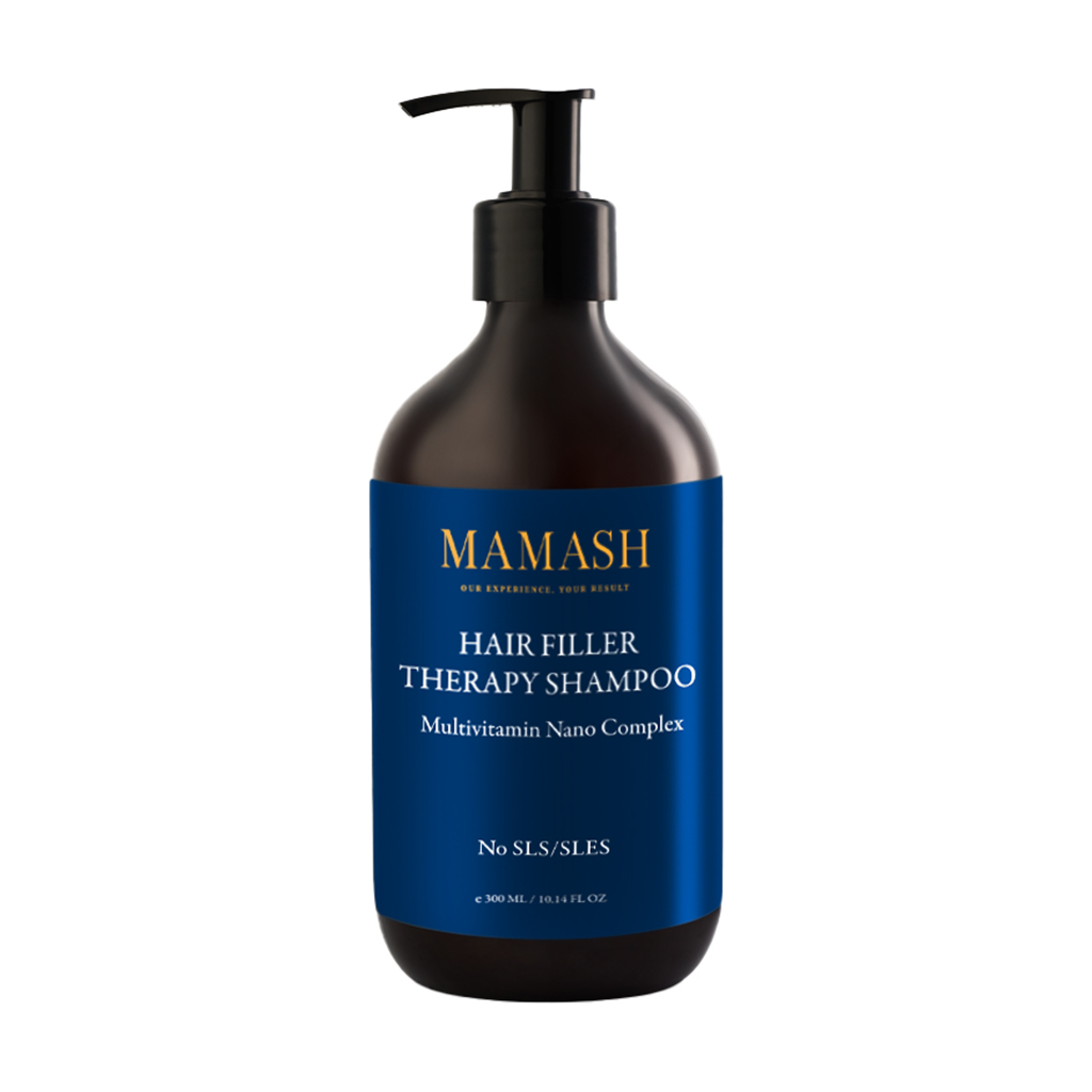 Активний шампунь-терапія для волосся Mamash Hair Filler Therapy Shampoo з мультивітамінним комплексом у ліпосомах, 300 мл
Активний шампунь-терапія для волосся Mamash Hair Filler Therapy Shampoo з мультивітамінним комплексом у ліпосомах, 300 мл