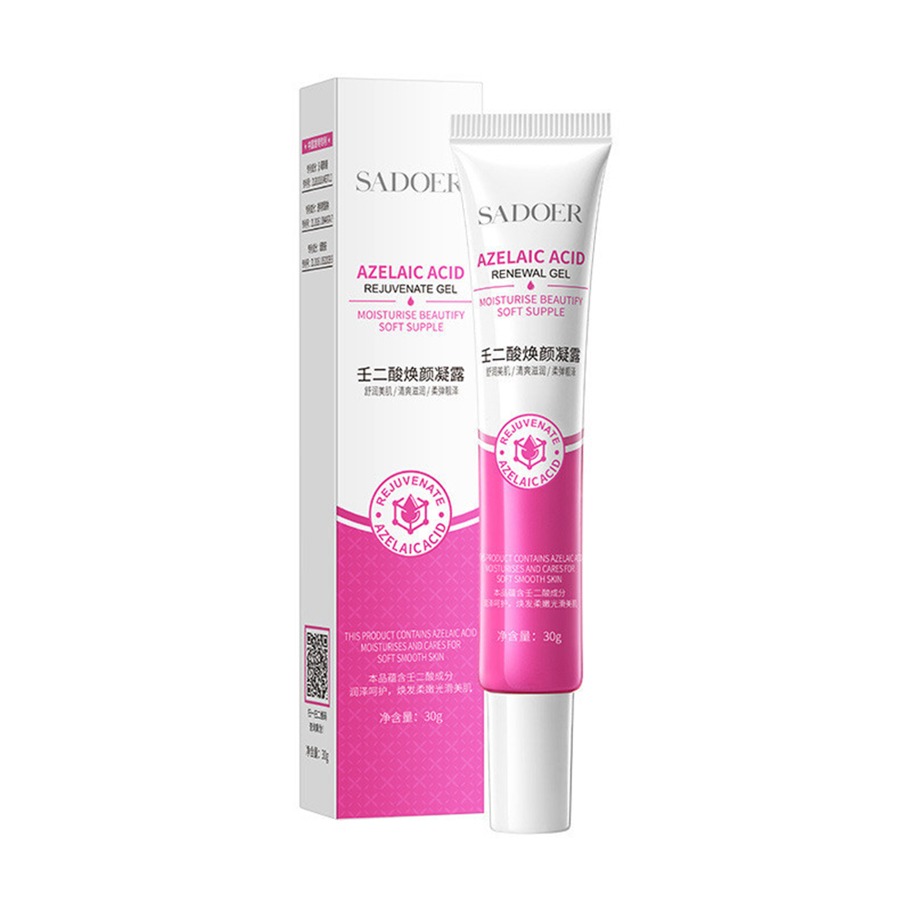 Омолоджуючий гель для шкіри навколо очей Sadoer Azelaic Acid Rejuvenate Eye Gel з азелаїновою кислотою, 30 г
Омолоджуючий гель для шкіри навколо очей Sadoer Azelaic Acid Rejuvenate Eye Gel з азелаїновою кислотою, 30 г