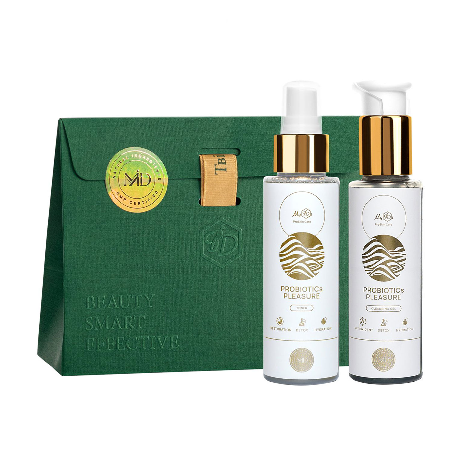 Уцінка! Подарунковий набір щоденного очищення для обличчя MyIDi Probiotics Pleasure Set (гель, 100 мл + тонер, 100 мл)
Уцінка! Подарунковий набір щоденного очищення для обличчя MyIDi Probiotics Pleasure Set (гель, 100 мл + тонер, 100 мл)