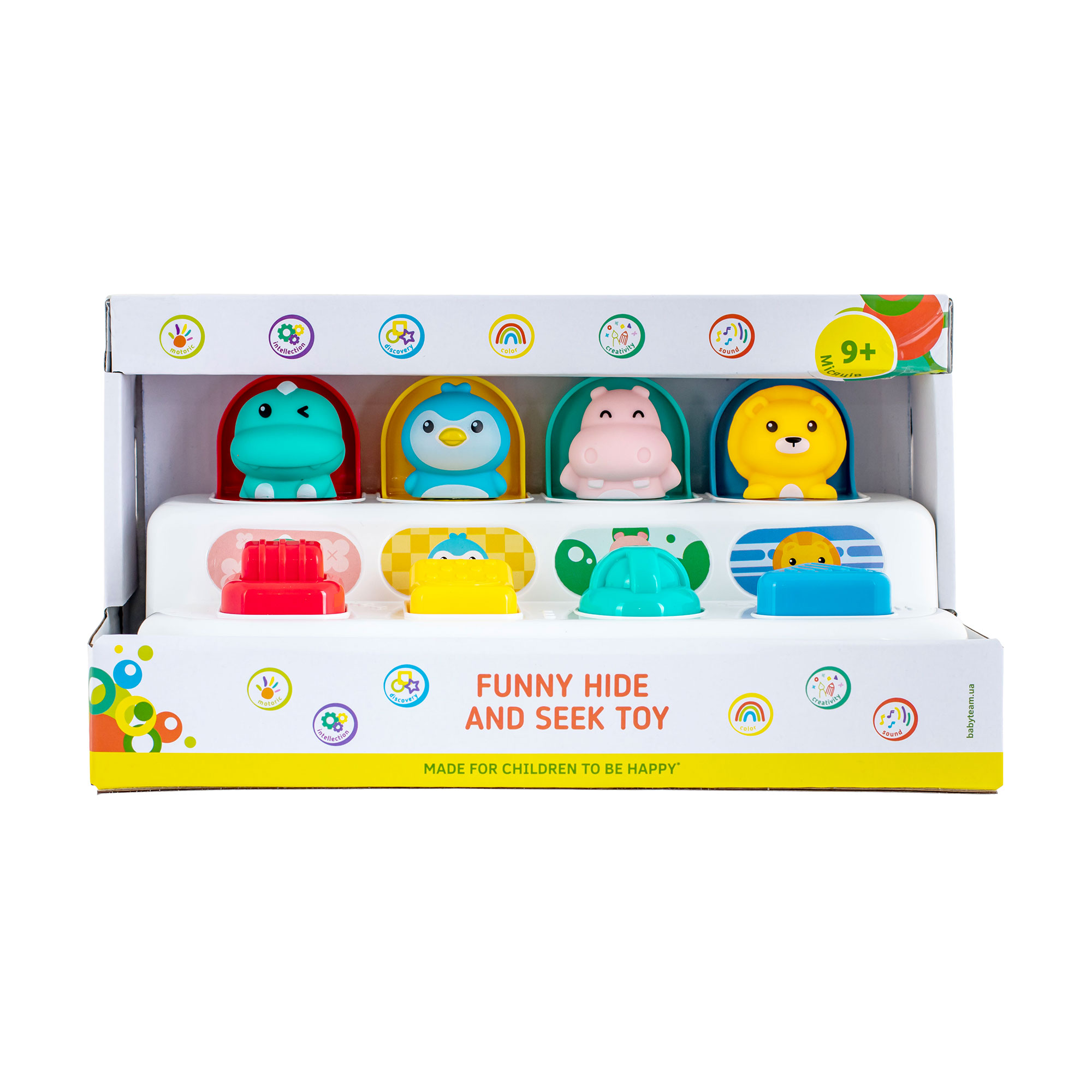 Дитяча іграшка Baby Team Забавні хованки, від 9 місяців, 14.2*26.5*14 см (8618)
Дитяча іграшка Baby Team Забавні хованки, від 9 місяців, 14.2*26.5*14 см (8618)