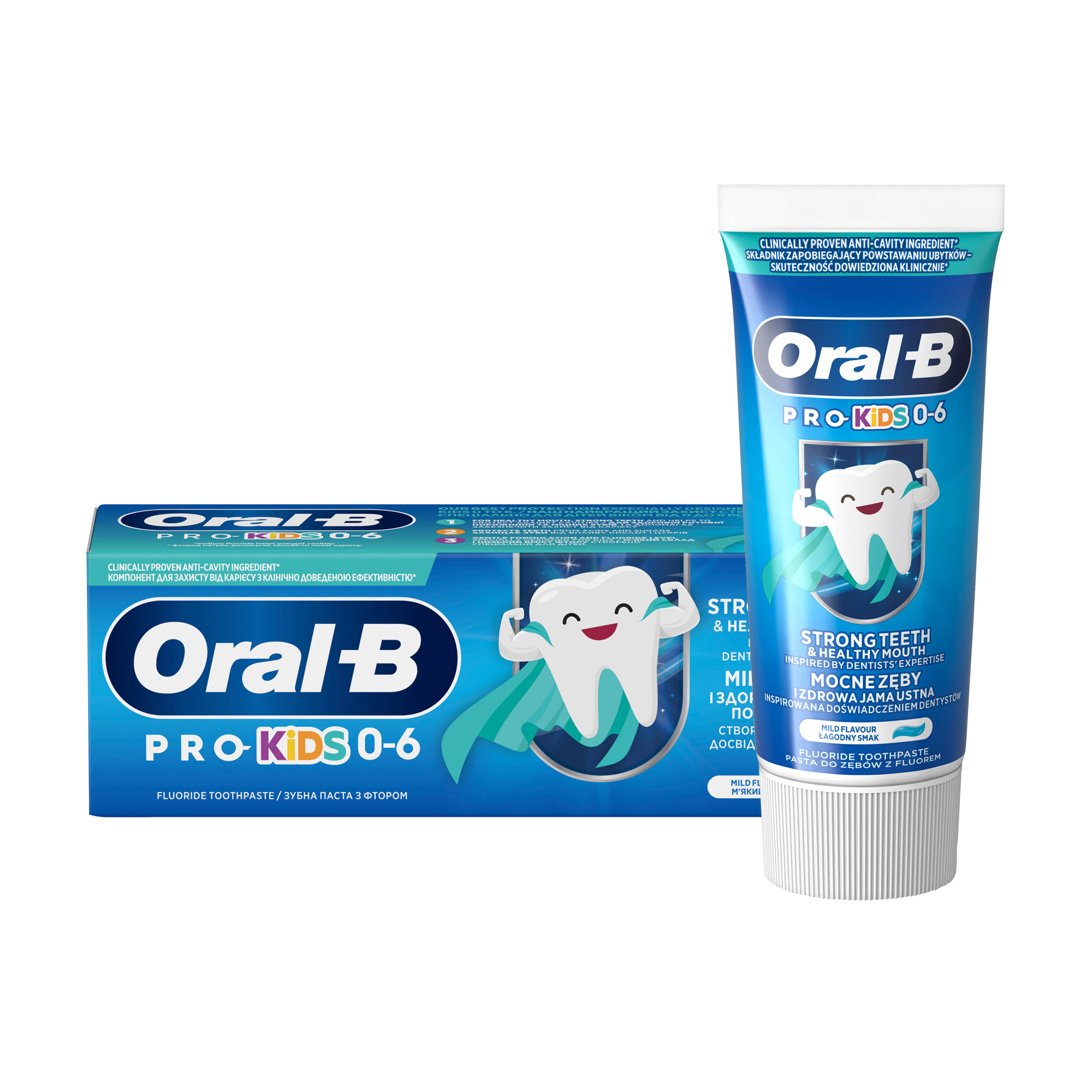 Дитяча зубна паста Oral-B Pro Kids з 6 місяців, 50 мл
Дитяча зубна паста Oral-B Pro Kids з 6 місяців, 50 мл