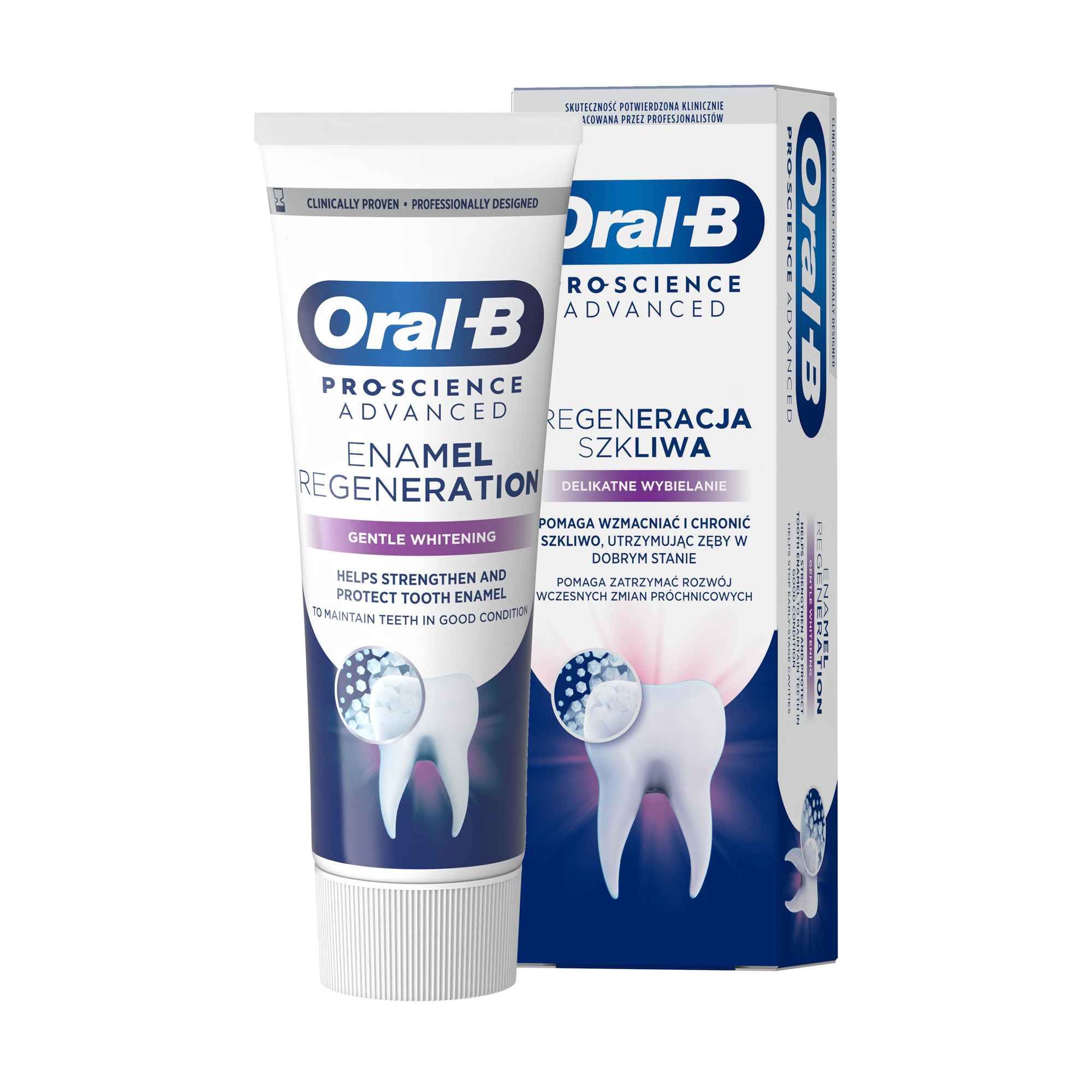 Зубна паста Oral-B Pro-Science Відновлення емалі, делікатне відбілювання, 75 мл
Зубна паста Oral-B Pro-Science Відновлення емалі, делікатне відбілювання, 75 мл