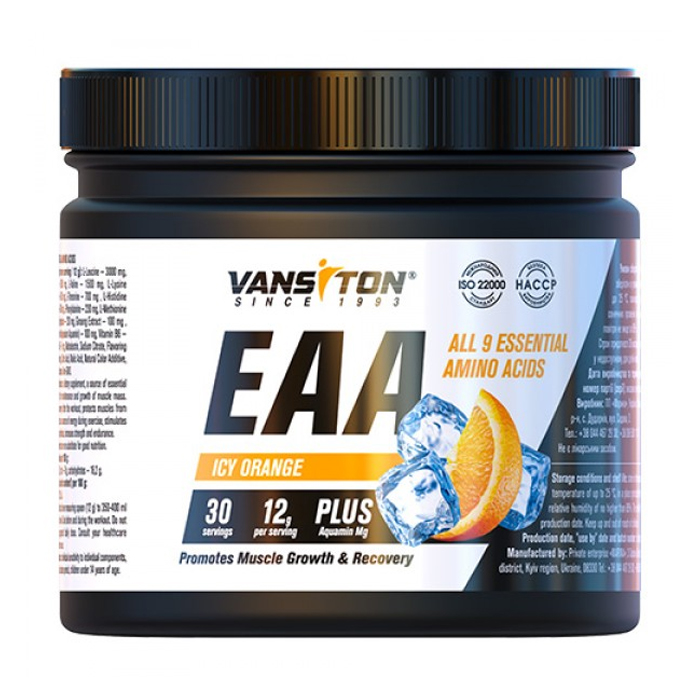 Амінокислоти Vansiton EAA Крижаний апельсин, в порошку, 360 г
Амінокислоти Vansiton EAA Крижаний апельсин, в порошку, 360 г