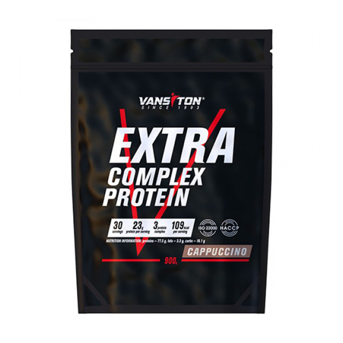 Протеїн Vansiton Extra Complex Protein Капучино, в порошку, 900 г
Протеїн Vansiton Extra Complex Protein Капучино, в порошку, 900 г