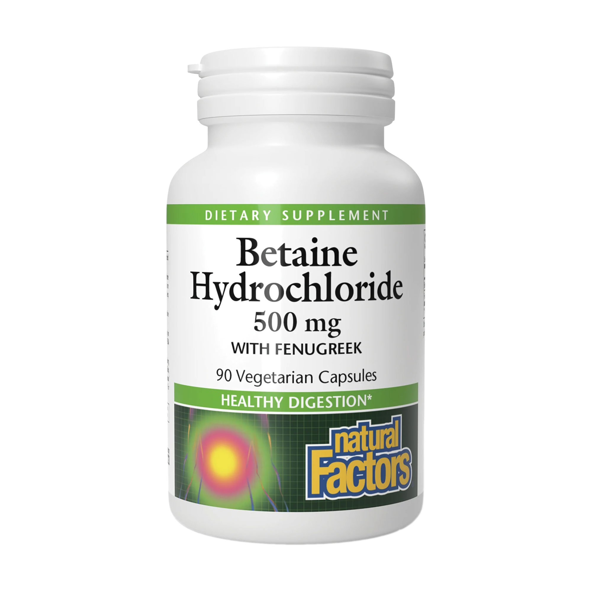 Бетаїн гідрохлорид та пажитник Natural Factors Betaine Hydrochloride with Fenugreek 500 мг, 90 вегетаріанських капсул
Бетаїн гідрохлорид та пажитник Natural Factors Betaine Hydrochloride with Fenugreek 500 мг, 90 вегетаріанських капсул