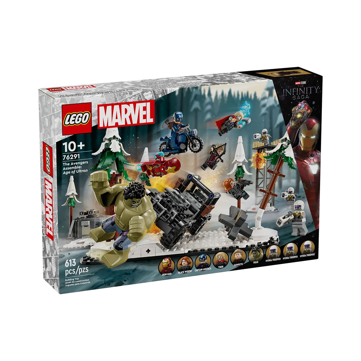 Конструктор LEGO Marvel Месники: Ера Альтрона, 613 деталей, від 10 років (76291)
Конструктор LEGO Marvel Месники: Ера Альтрона, 613 деталей, від 10 років (76291)