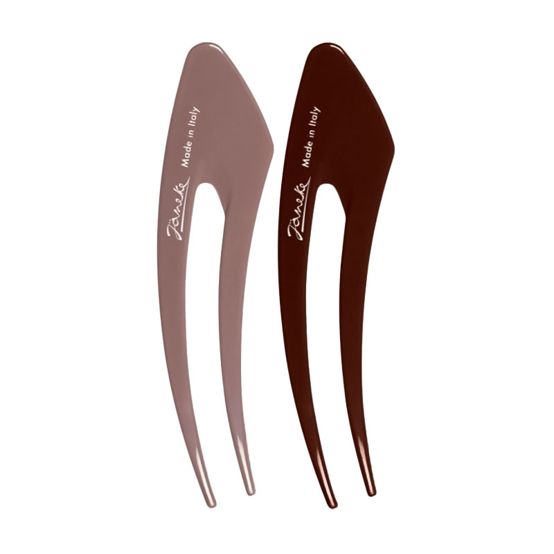 Заколка-шпилька для волосся Janeke Small Hair Pins, 12.5 см (коричнева, 1 шт + сіра, 1 шт)
Заколка-шпилька для волосся Janeke Small Hair Pins, 12.5 см (коричнева, 1 шт + сіра, 1 шт)