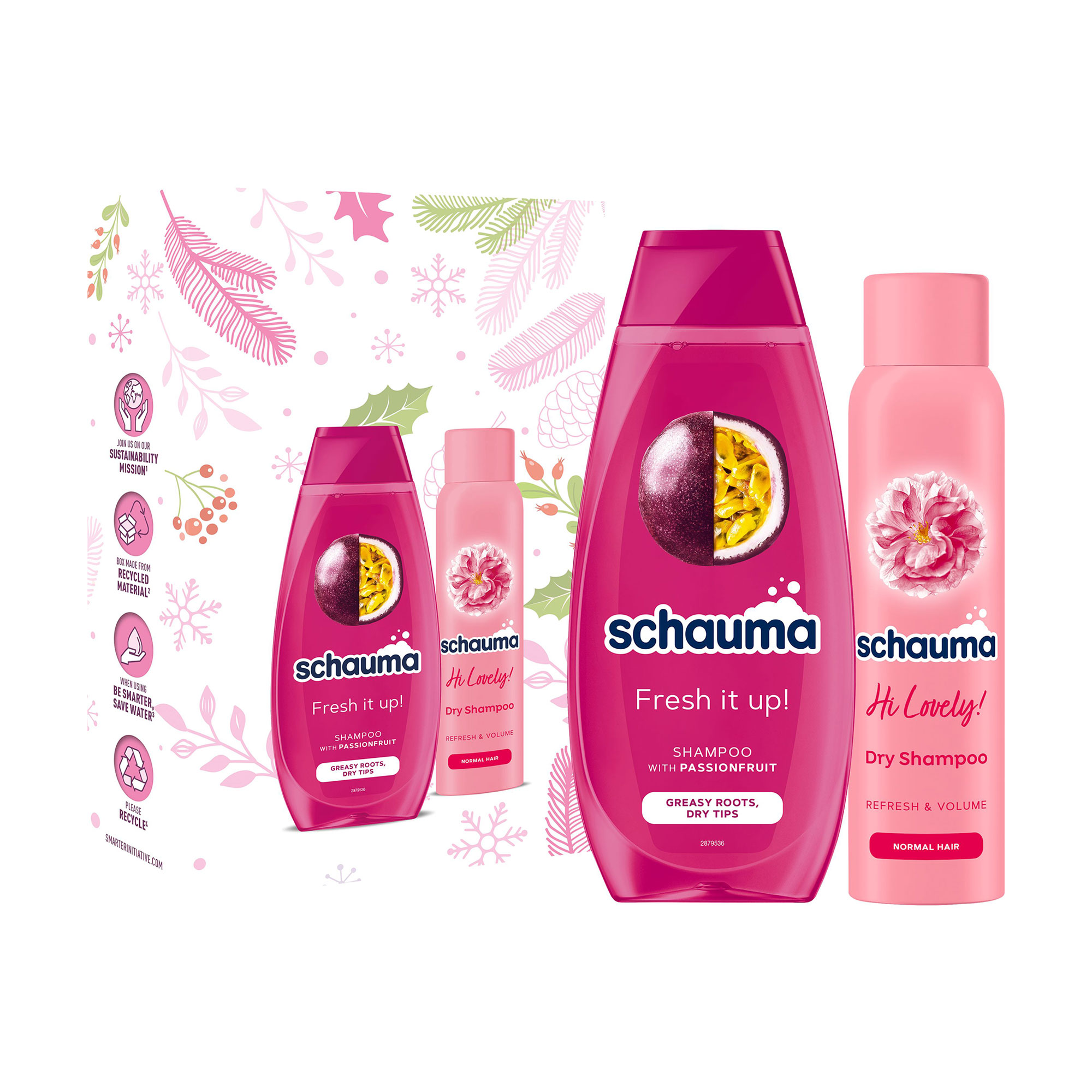 Уцінка! Подарунковий набір для волосся Schauma (шампунь Fresh it Up!, 400 мл + сухий шампунь Hi Lovely!, 150 мл)
Уцінка! Подарунковий набір для волосся Schauma (шампунь Fresh it Up!, 400 мл + сухий шампунь Hi Lovely!, 150 мл)