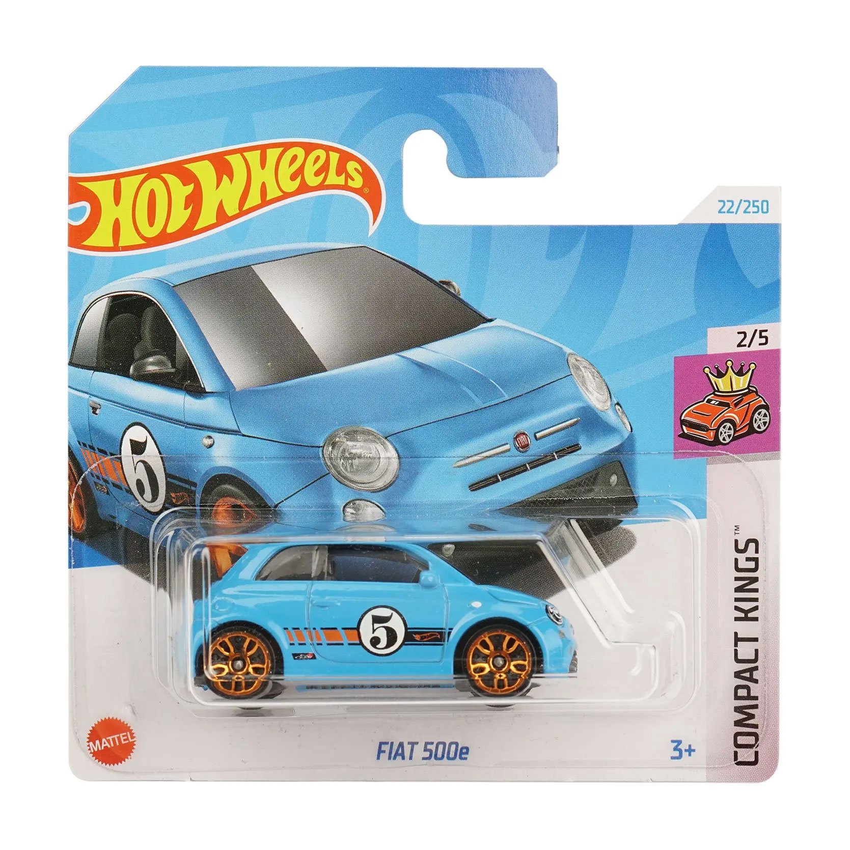 Базовий автомобіль Hot Wheels Fiat 500E, блакитний, від 3 років, 11*3.5*11 см (5785)
Базовий автомобіль Hot Wheels Fiat 500E, блакитний, від 3 років, 11*3.5*11 см (5785)