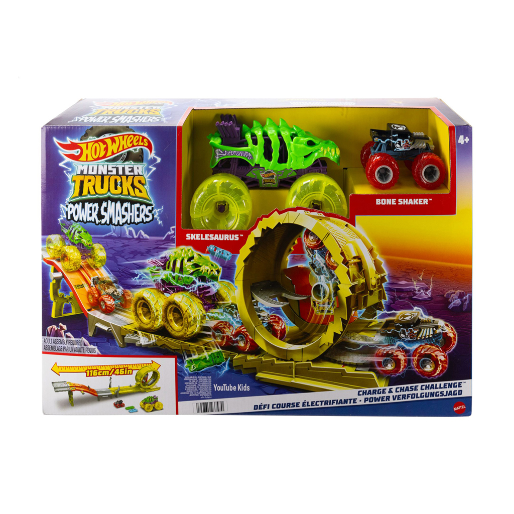 Ігровий набір Hot Wheels Monster Trucks Power Smashers Заряджай та переслідуй, від 4 років, 51*33*13 см, 5 елементів (HXT05)
Ігровий набір Hot Wheels Monster Trucks Power Smashers Заряджай та переслідуй, від 4 років, 51*33*13 см, 5 елементів (HXT05)