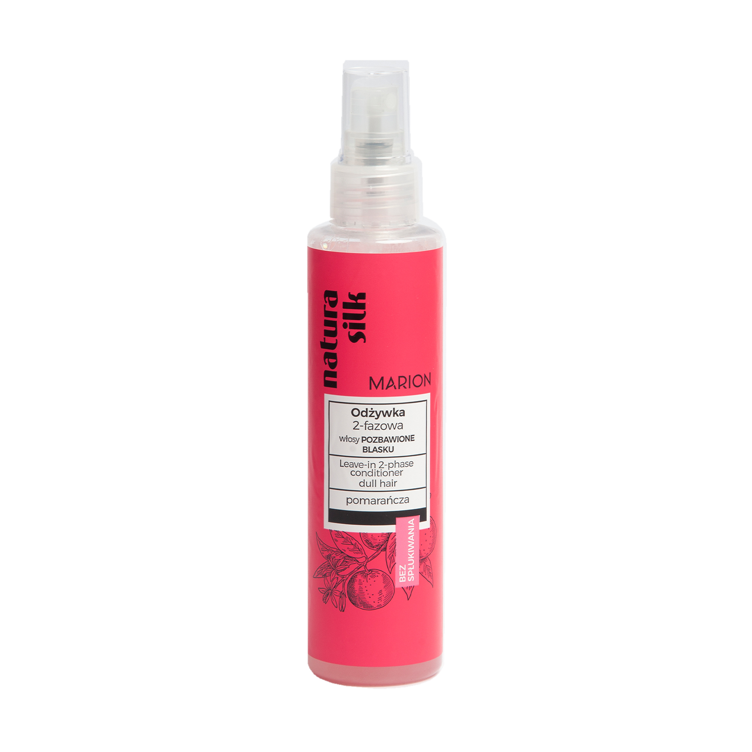 Двофазний незмивний кондиціонер Marion Natura Silk Leave-in 2 Phase Conditioner для блиску волосся, 150 мл
Двофазний незмивний кондиціонер Marion Natura Silk Leave-in 2 Phase Conditioner для блиску волосся, 150 мл