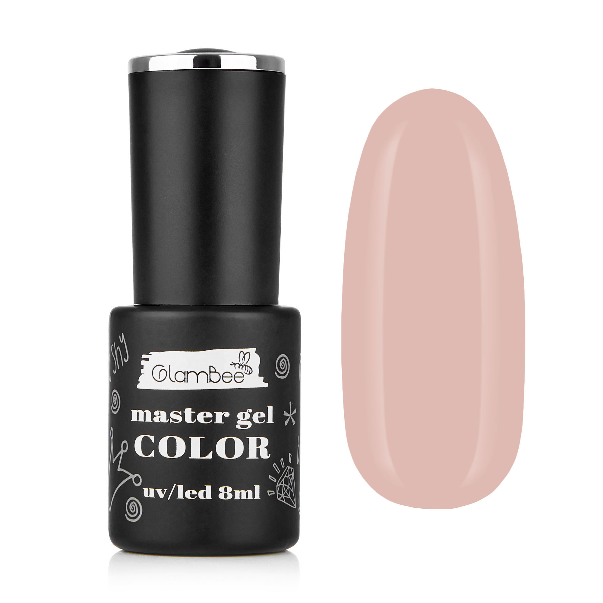 Гель-лак для нігтів GlamBee MasterGel Color 41, 8 мл
Гель-лак для нігтів GlamBee MasterGel Color 41, 8 мл