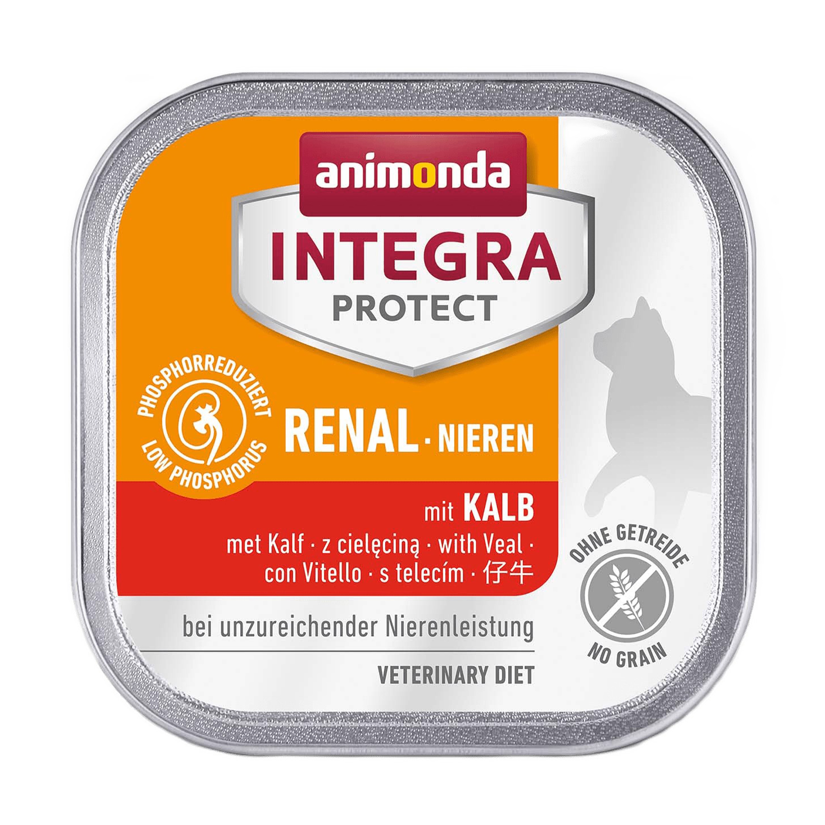 Вологий корм для котів Animonda Integra Protect Renal With Veal при хворобах нирок, з телятиною, 100 г
Вологий корм для котів Animonda Integra Protect Renal With Veal при хворобах нирок, з телятиною, 100 г