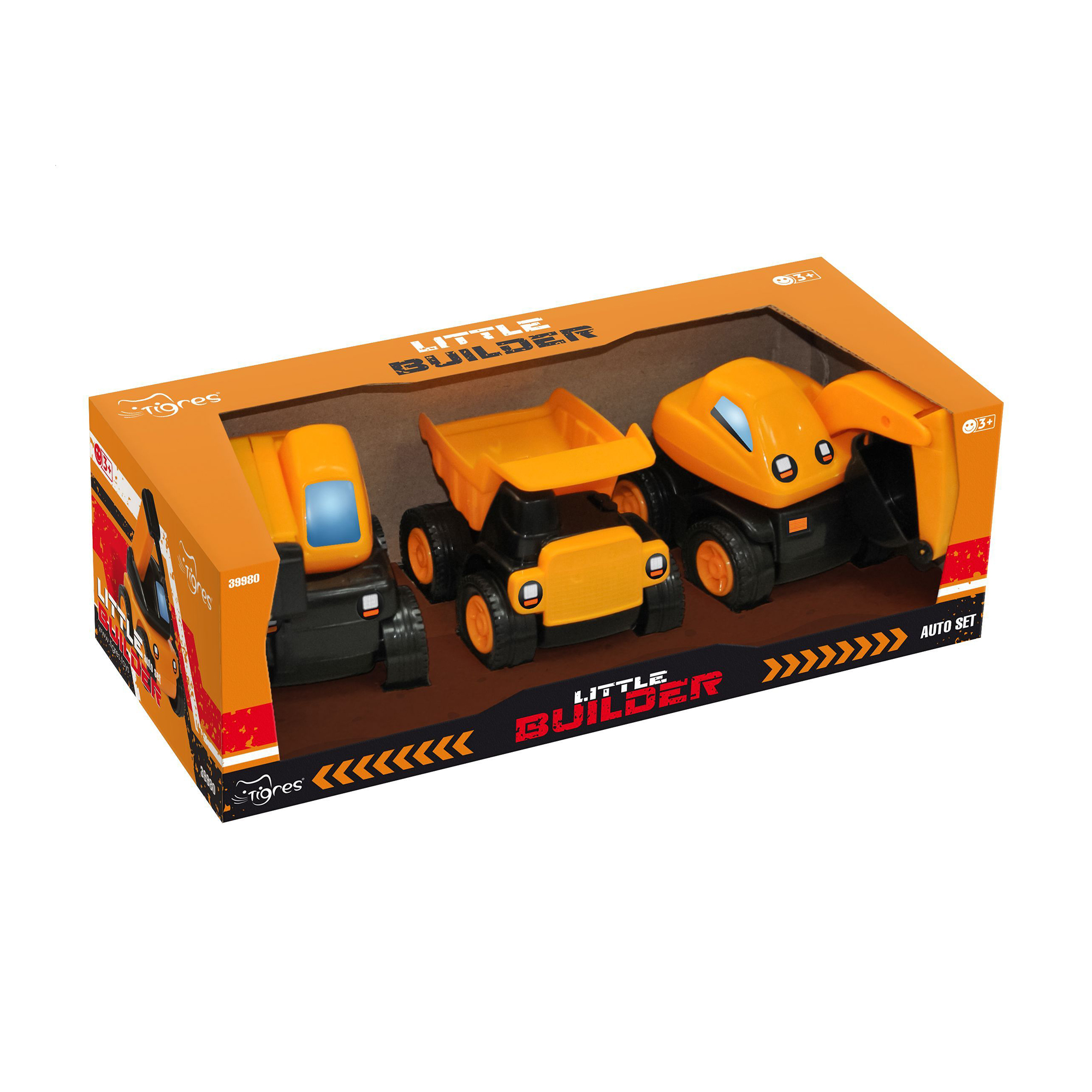 Дитячий набір авто Tigres Little Builder, інерційних, від 3 років, 10*27*12 см, 3 шт (39980)
Дитячий набір авто Tigres Little Builder, інерційних, від 3 років, 10*27*12 см, 3 шт (39980)