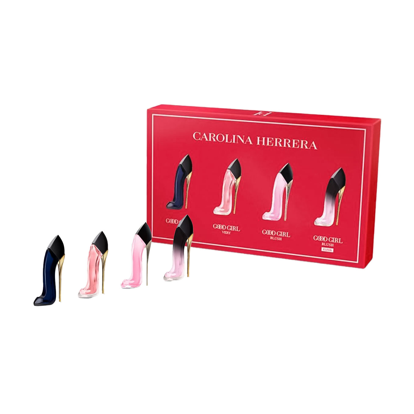 Парфумований набір жіночий Carolina Herrera Good Girl (Good Girl, 7 мл + Very Good Girl, 7 мл + Good Girl Blush, 7 мл + Good Girl Blush Elixir, 7 мл)
Парфумований набір жіночий Carolina Herrera Good Girl (Good Girl, 7 мл + Very Good Girl, 7 мл + Good Girl Blush, 7 мл + Good Girl Blush Elixir, 7 мл)