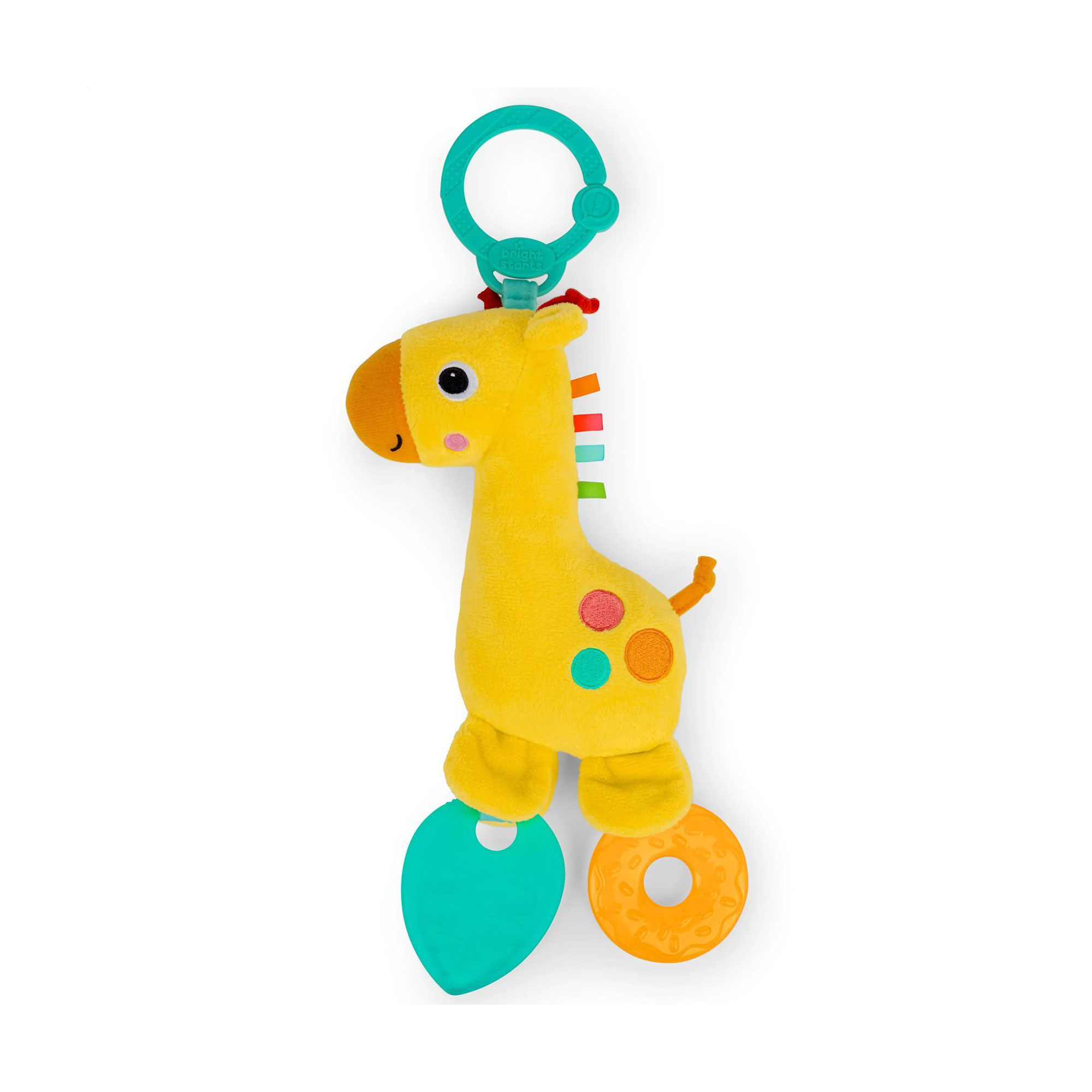 Іграшка-брязкальце Bright Starts Safari Soother Жираф з прорізувачами, від народження, 37.6*5.08*14.73 см (13084)
Іграшка-брязкальце Bright Starts Safari Soother Жираф з прорізувачами, від народження, 37.6*5.08*14.73 см (13084)