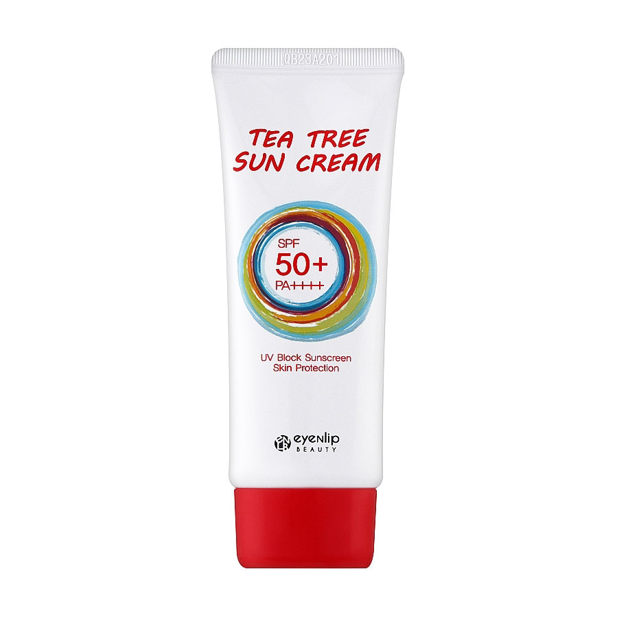 Сонцезахисний крем для обличчя Eyenlip Tea Tree Sun Cream, SPF 50+ PA++++, з екстрактом чайного дерева, 50 г
Сонцезахисний крем для обличчя Eyenlip Tea Tree Sun Cream, SPF 50+ PA++++, з екстрактом чайного дерева, 50 г