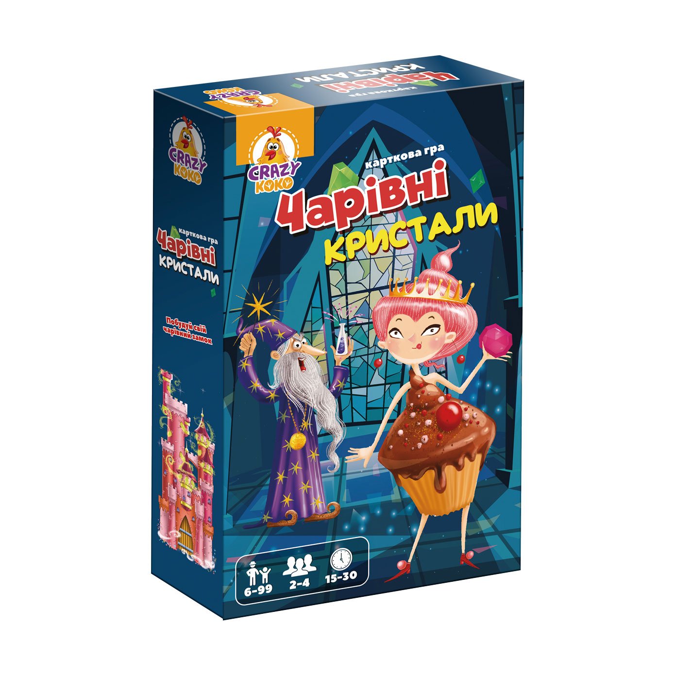 Настільна розважальна гра Vladi Toys Чарівні кристали, 11.5*4*18.5 см, від 6 років, 50 карток (VT8077-04)
Настільна розважальна гра Vladi Toys Чарівні кристали, 11.5*4*18.5 см, від 6 років, 50 карток (VT8077-04)
