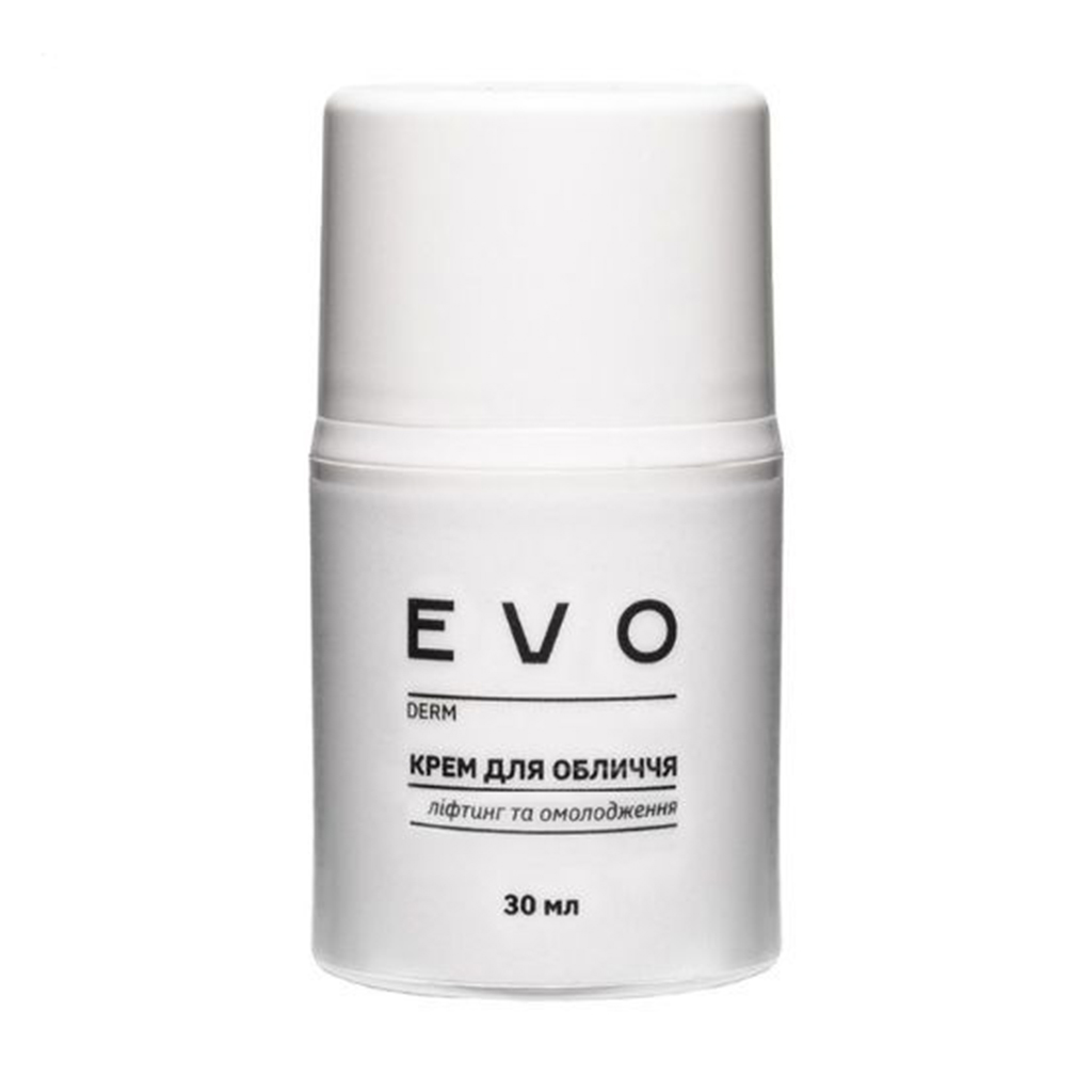 Крем для обличчя EVO derm Ліфтинг та омолодження, 30 мл
Крем для обличчя EVO derm Ліфтинг та омолодження, 30 мл