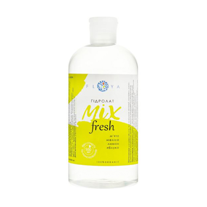 Уцінка! Гідролат-мікс Floya Fresh, 500 мл
Уцінка! Гідролат-мікс Floya Fresh, 500 мл